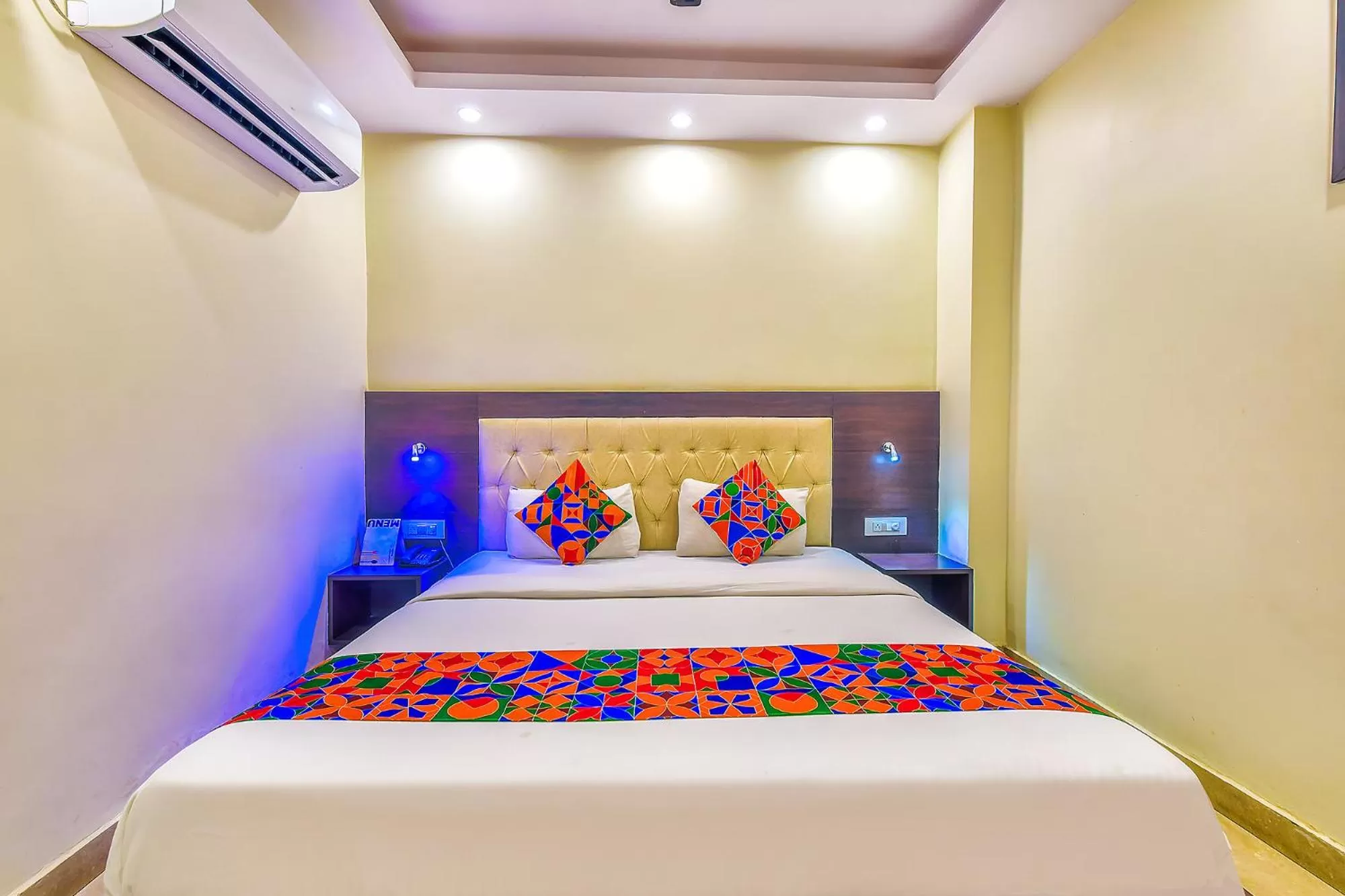 Bed in FabHotel Surya Residency GMS Road