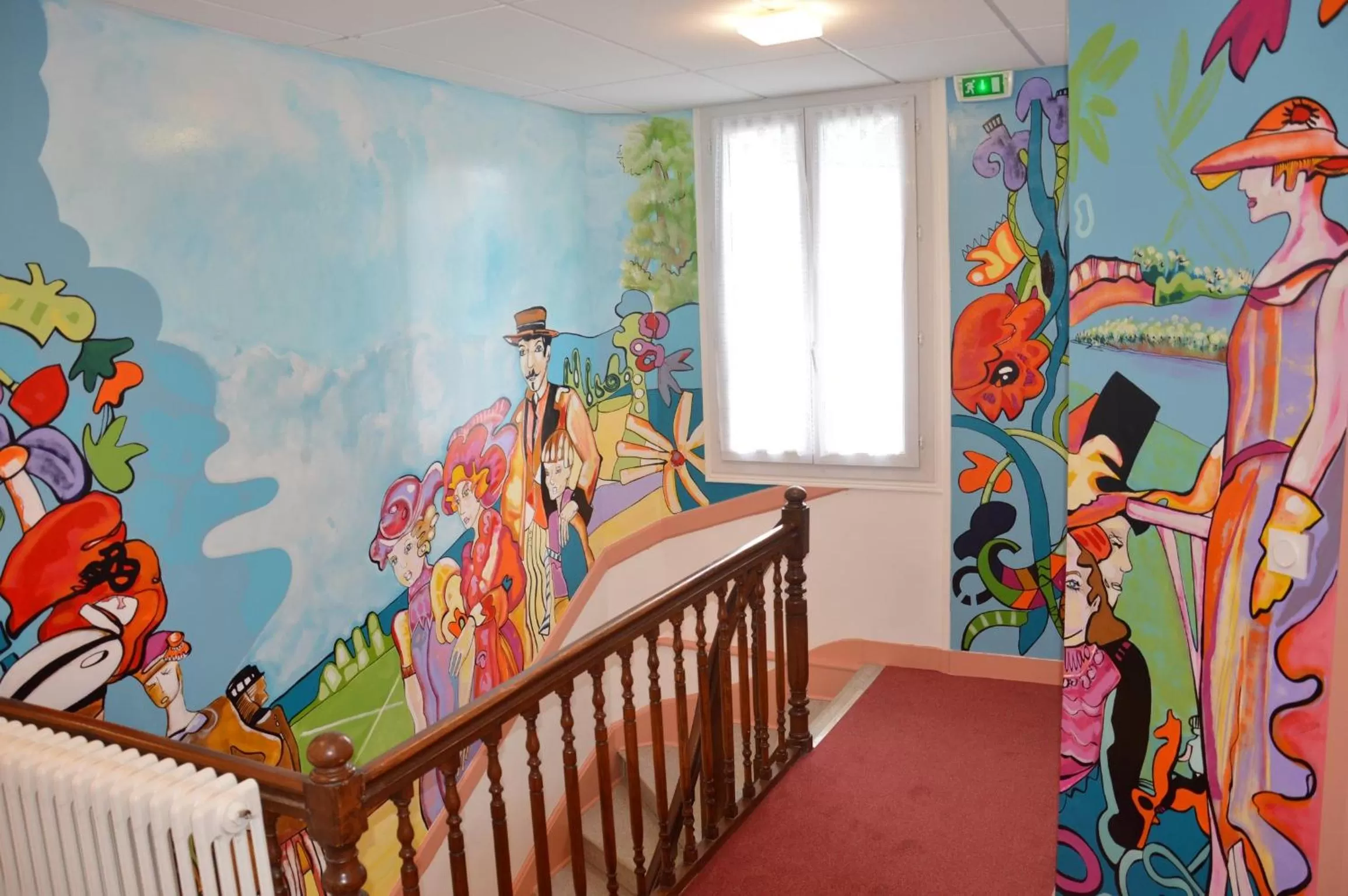 Decorative detail in Hotel le Faisan