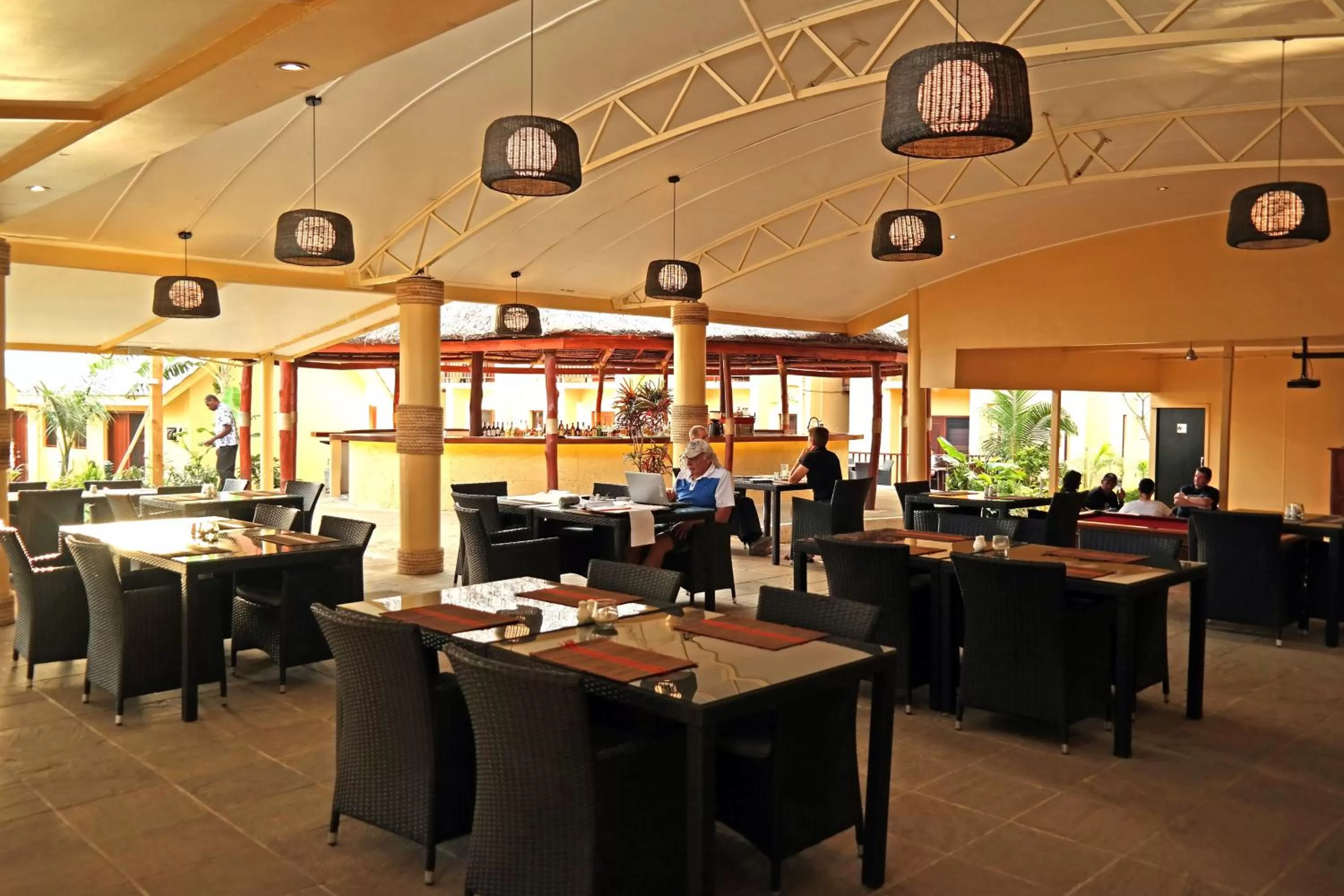 Restaurant/places to eat in Moorings Hotel