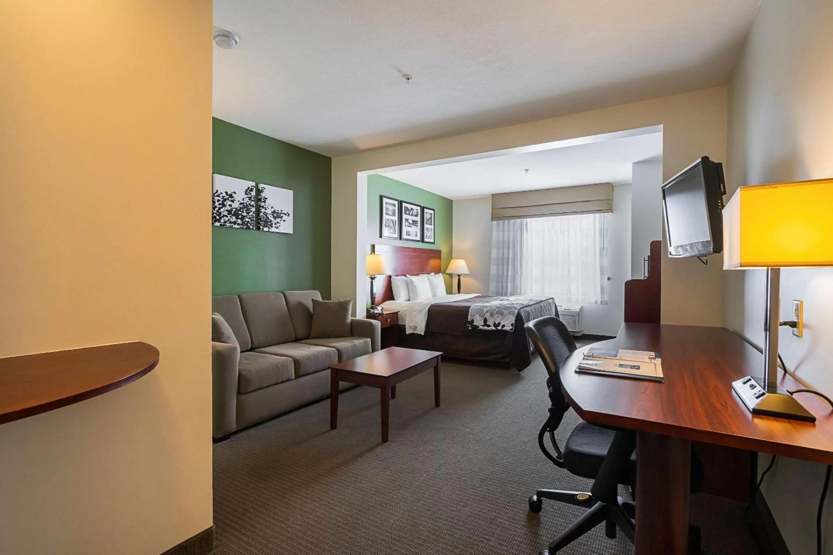 King Suite - Accessible/Non-Smoking in Sleep Inn & Suites Manchester near Arnold AFB
