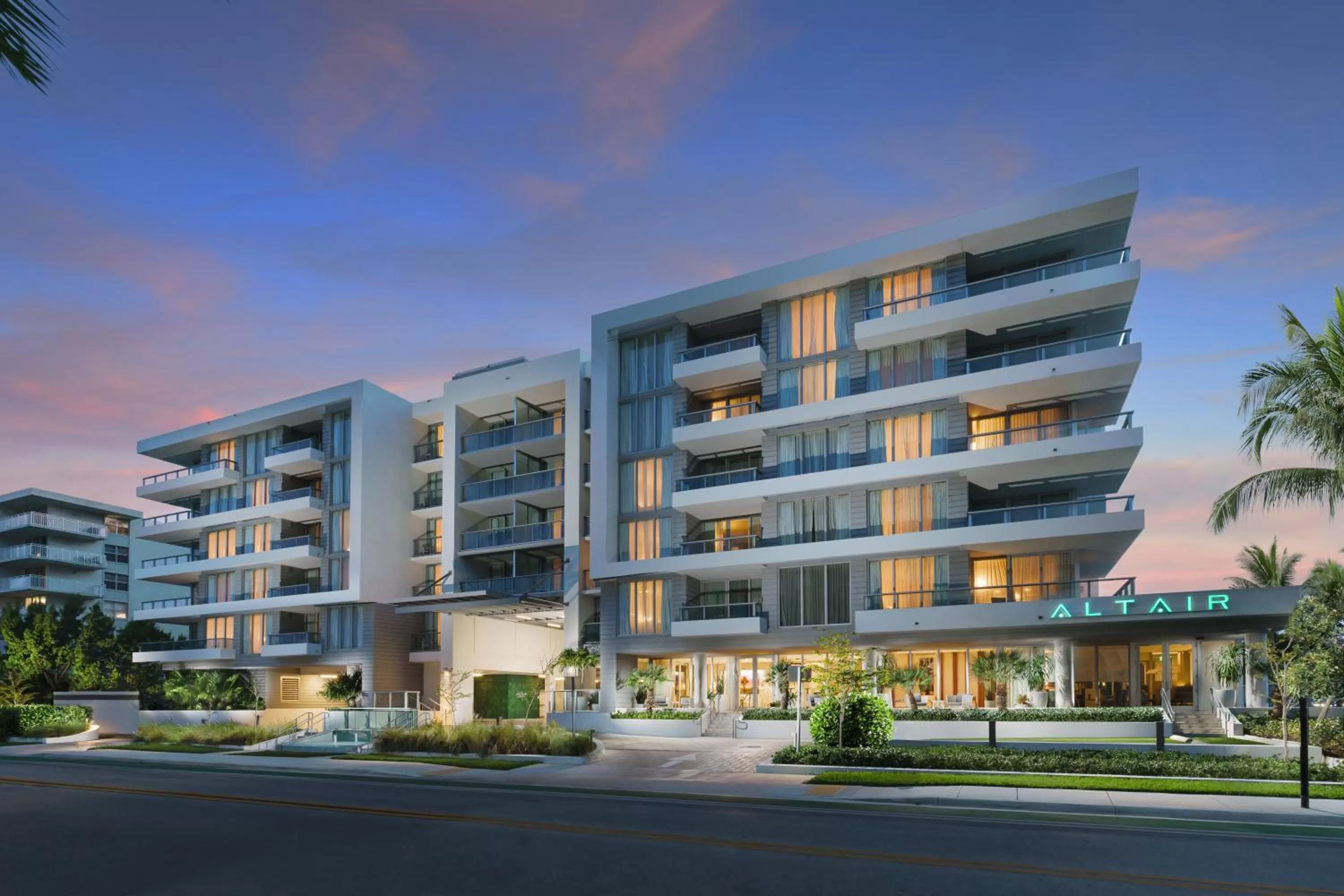 Property building in The Altair Bay Harbor Hotel