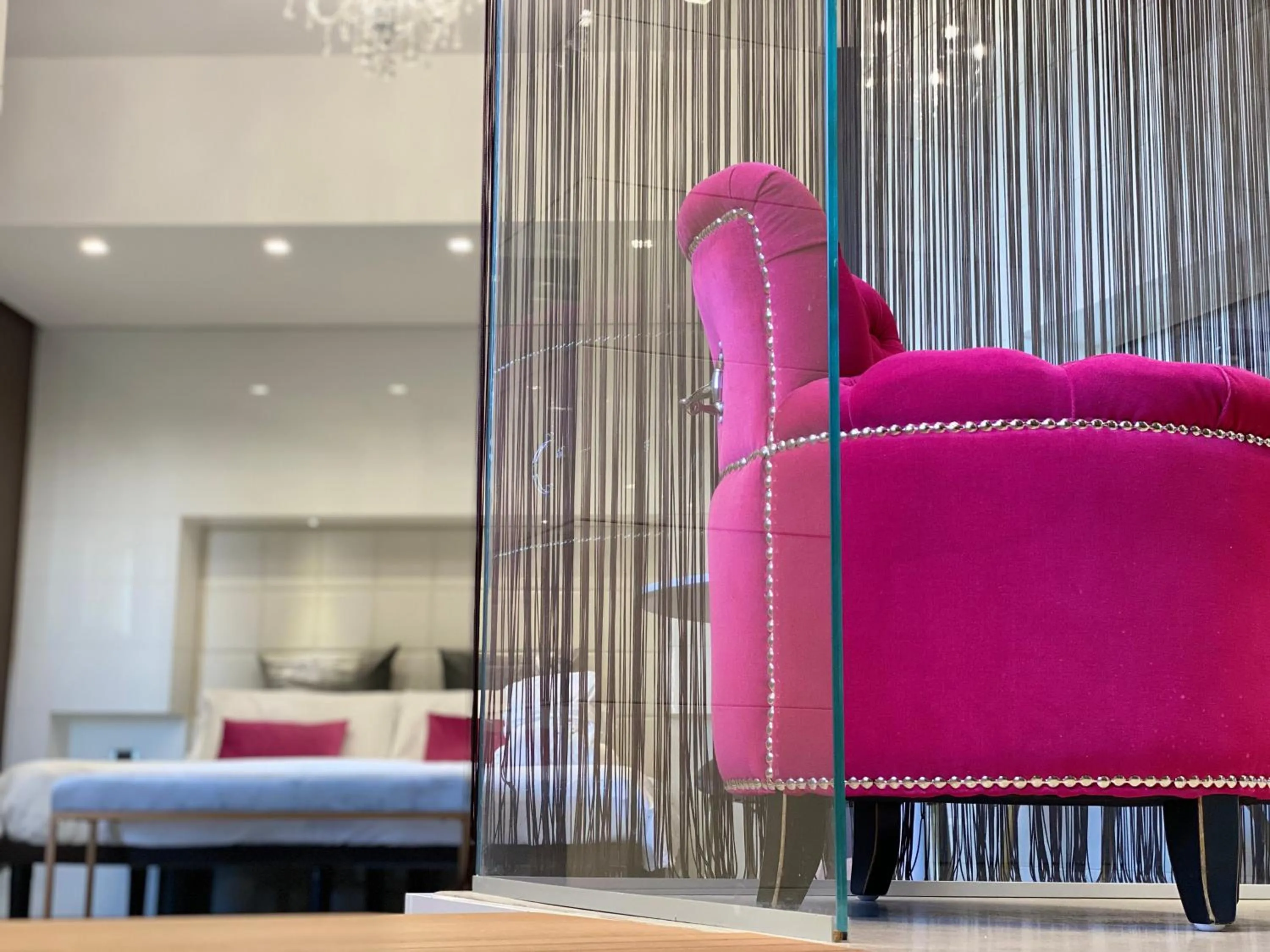 Bed in Gran Paradiso Hotel Spa