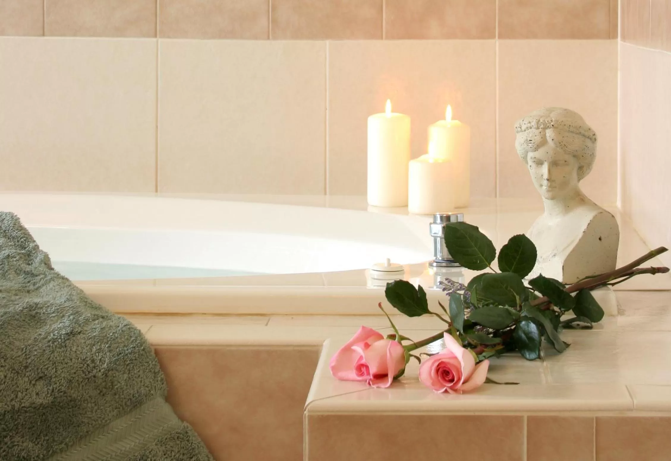 Bathroom in Woolverton Inn