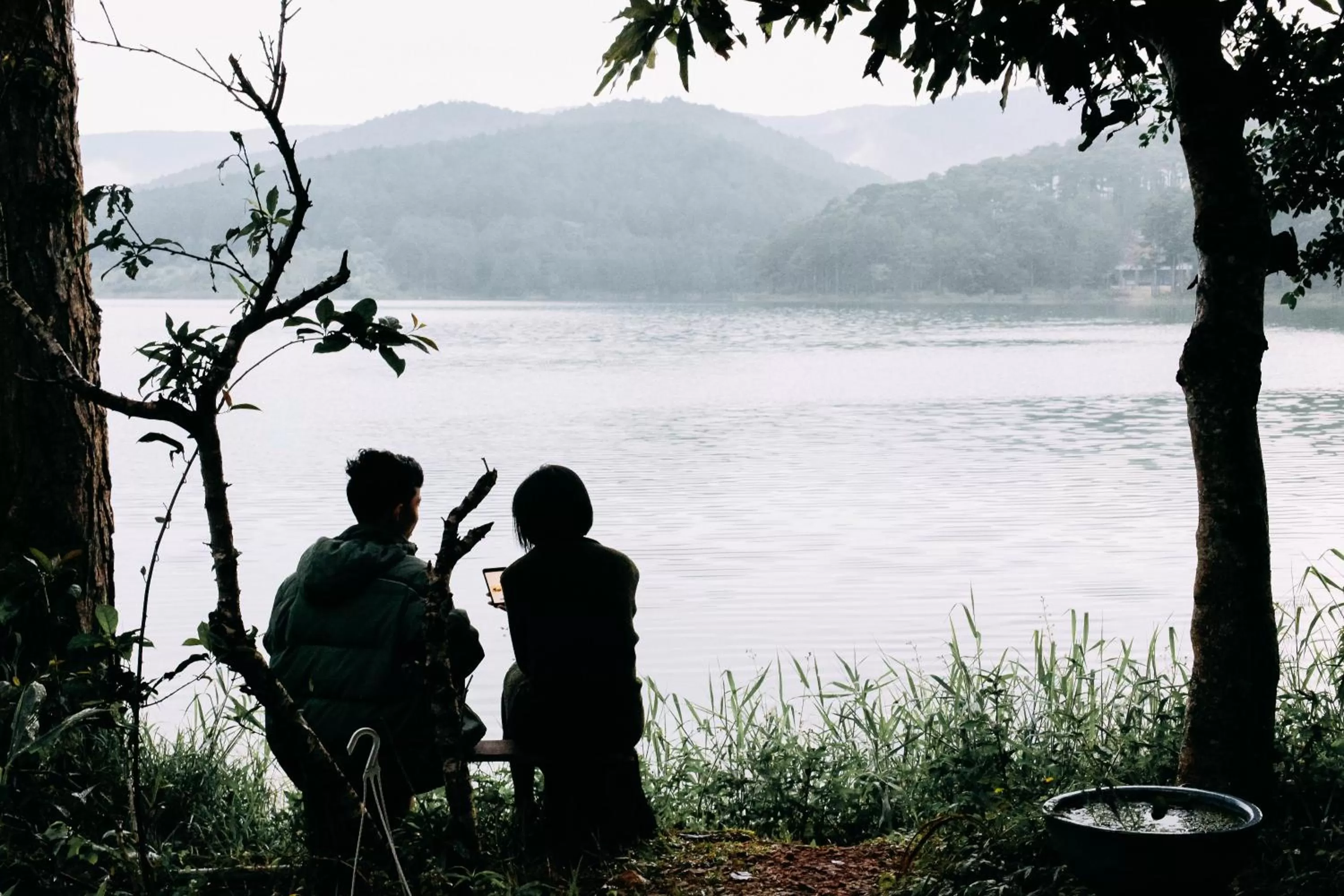 Garden in The Lake House Dalat