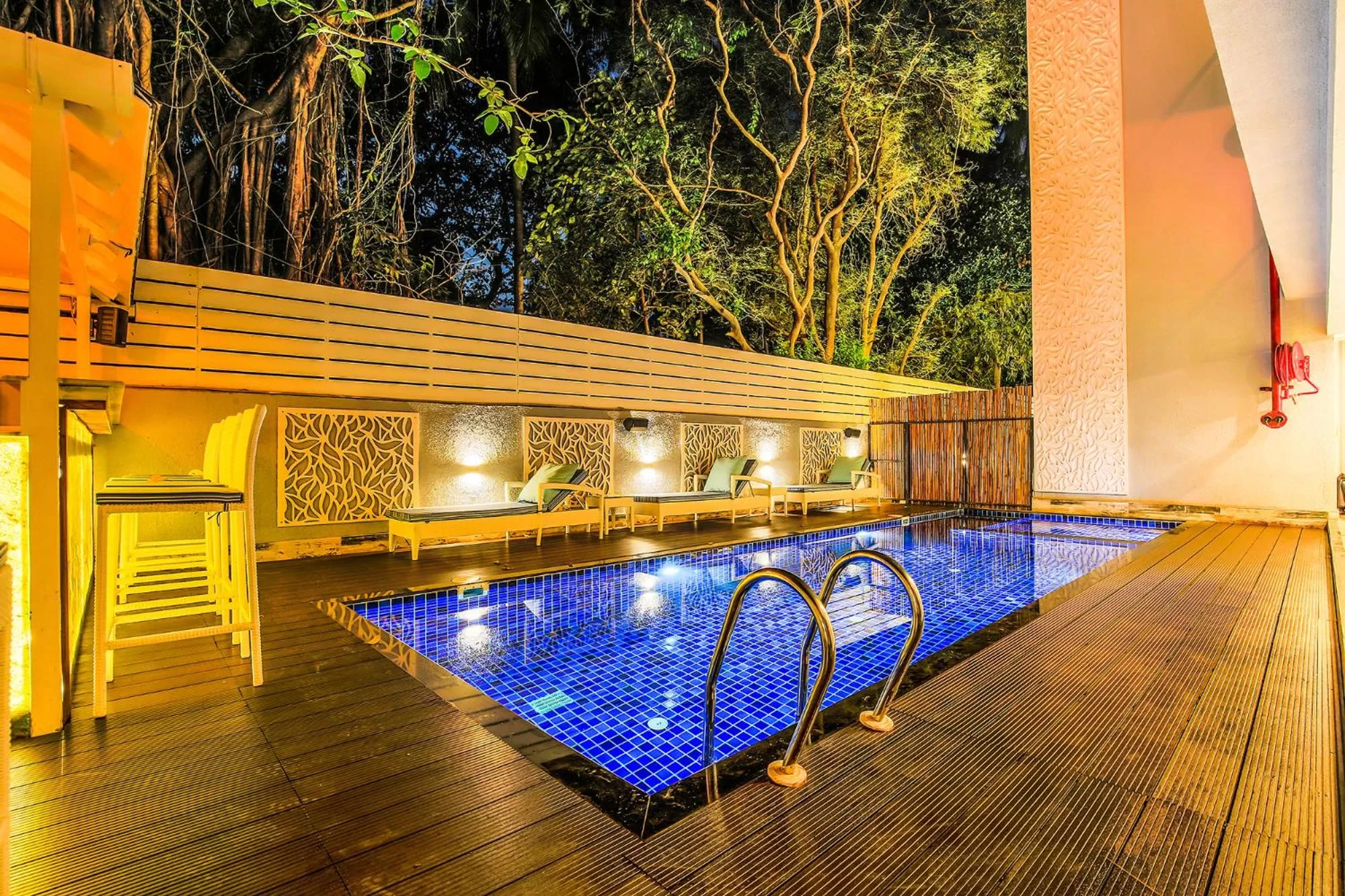 Swimming pool in FabHotel Casa Kiara With Pool Side Bar - Nr Calangute Beach