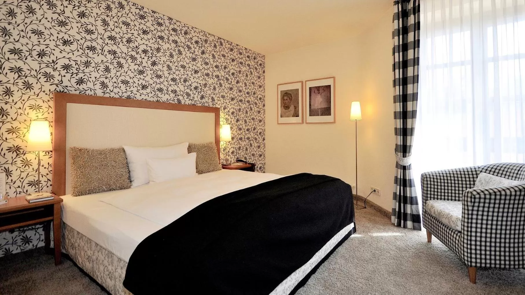 Bed in Wellings Romantik Hotel zur Linde