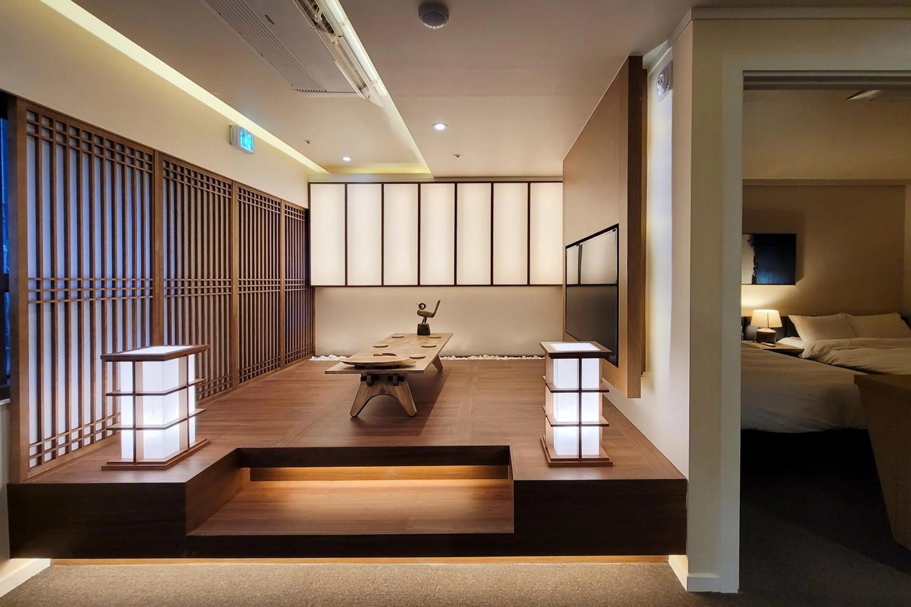 Living room in UH Suite The Jongno