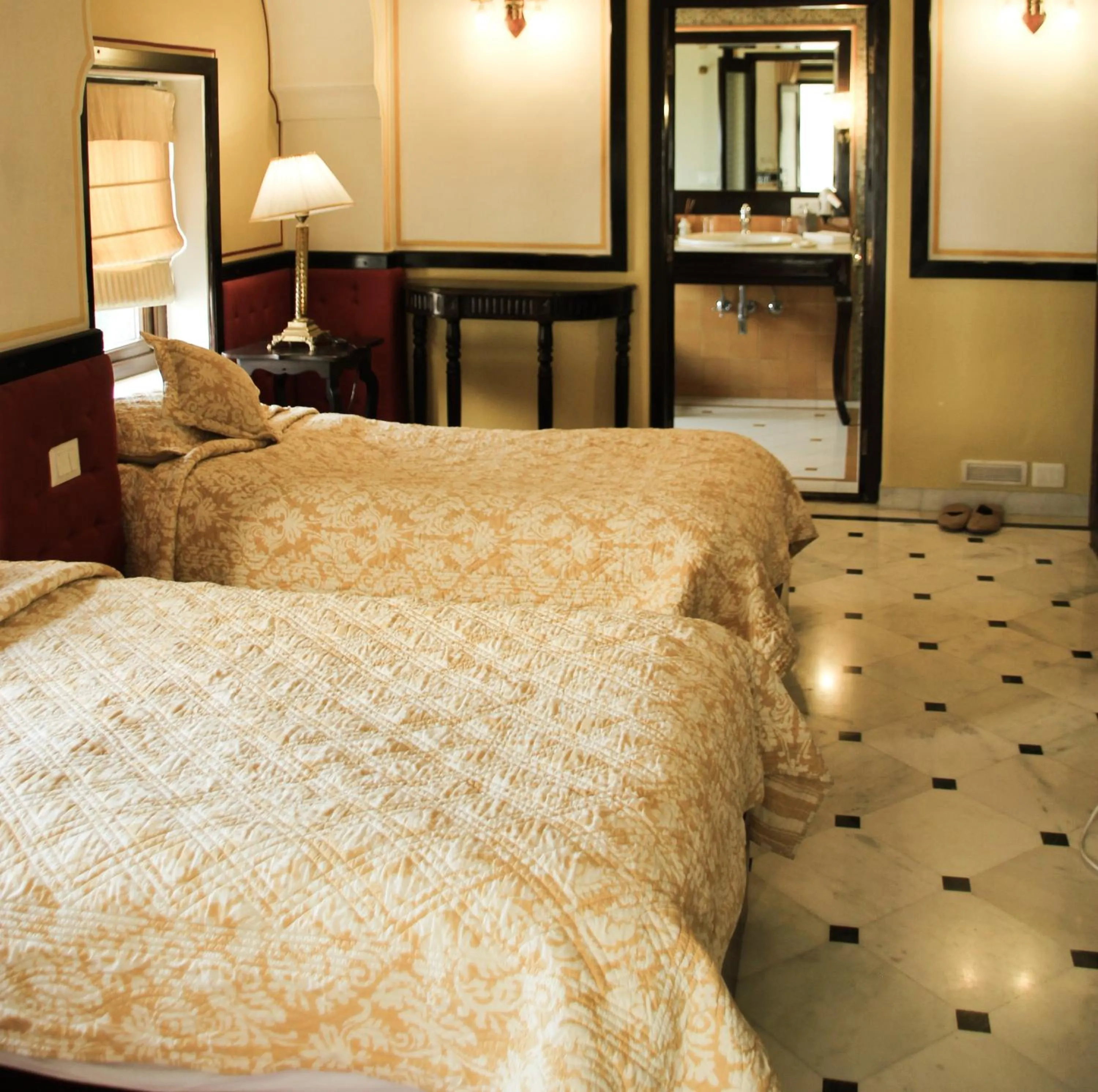 Bed in Royal Heritage Haveli - By Leisure Hotels