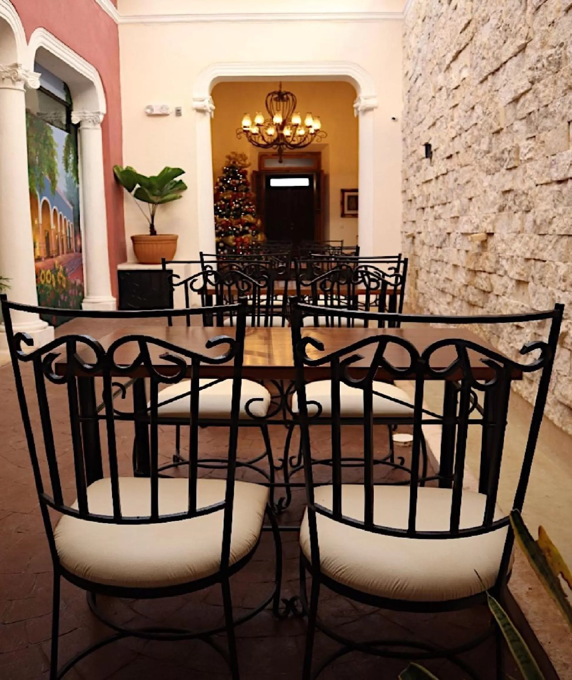 Patio in Hotel & Hostal Boutique Casa Garza