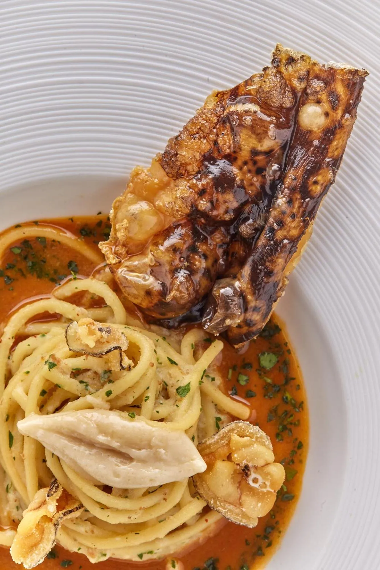 Food close-up in Taverna Del Capitano