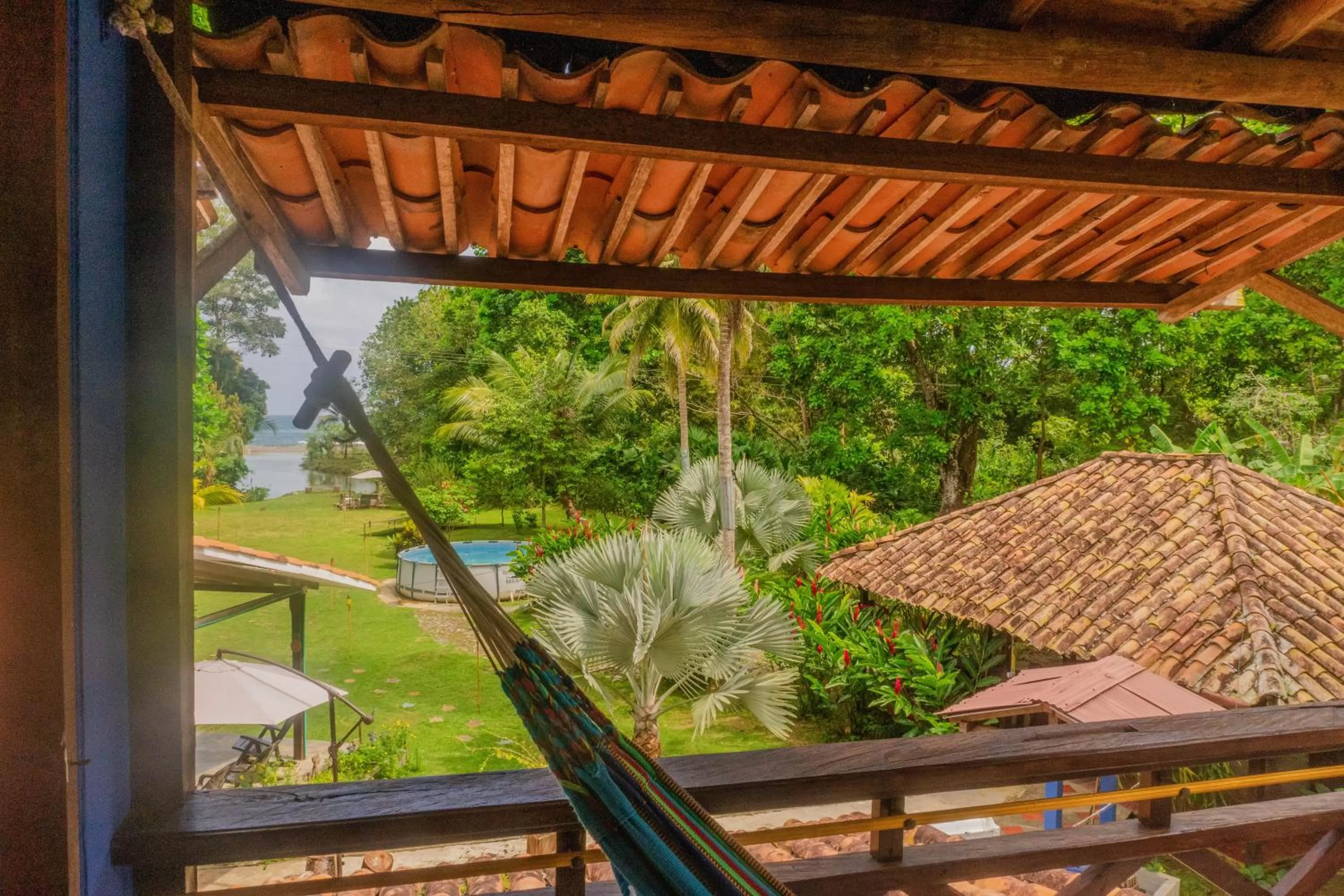 Pool View in Los Robles Capurgana