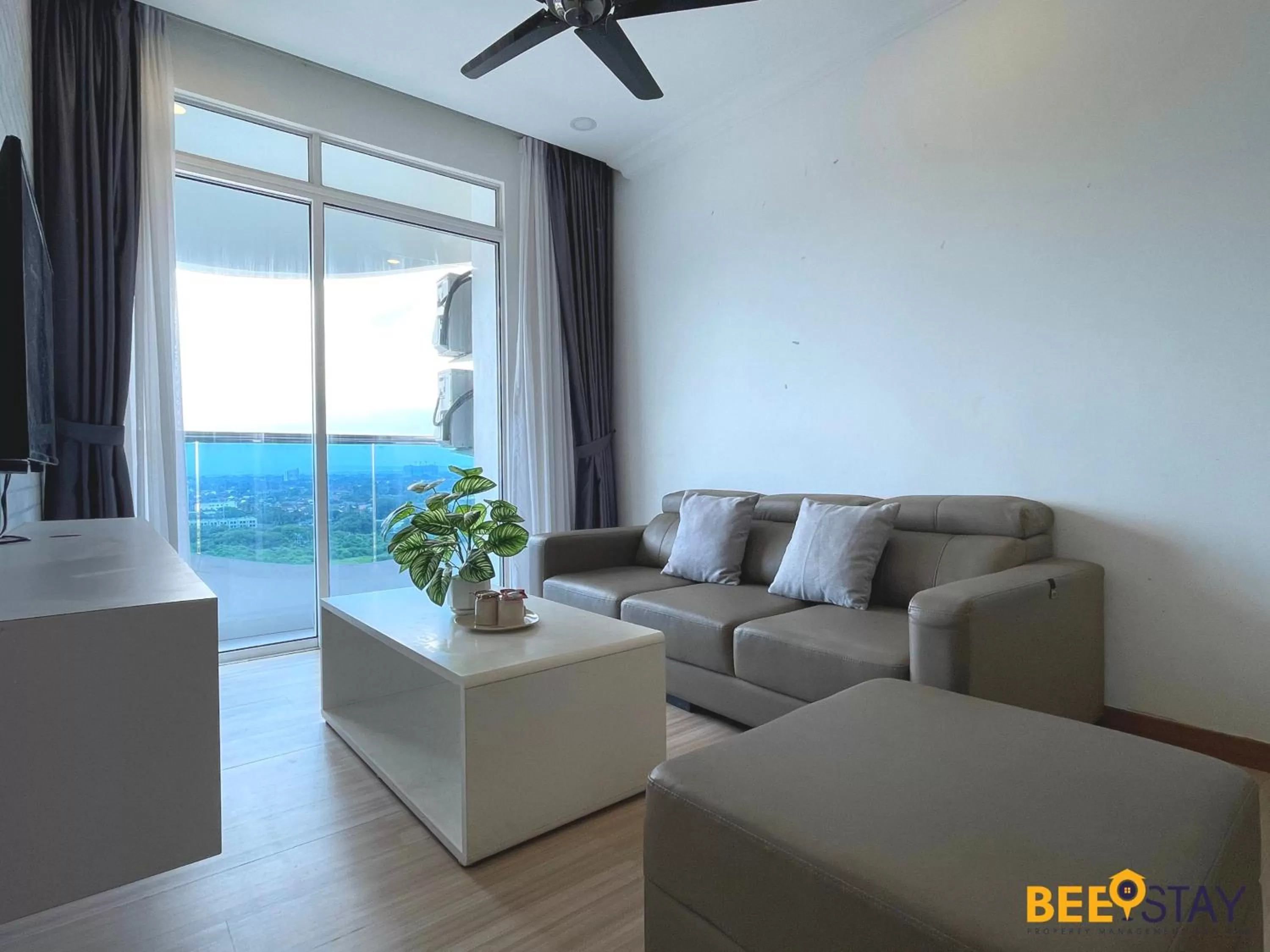 Seating Area in The Wave Suites Melaka by BEESTAY