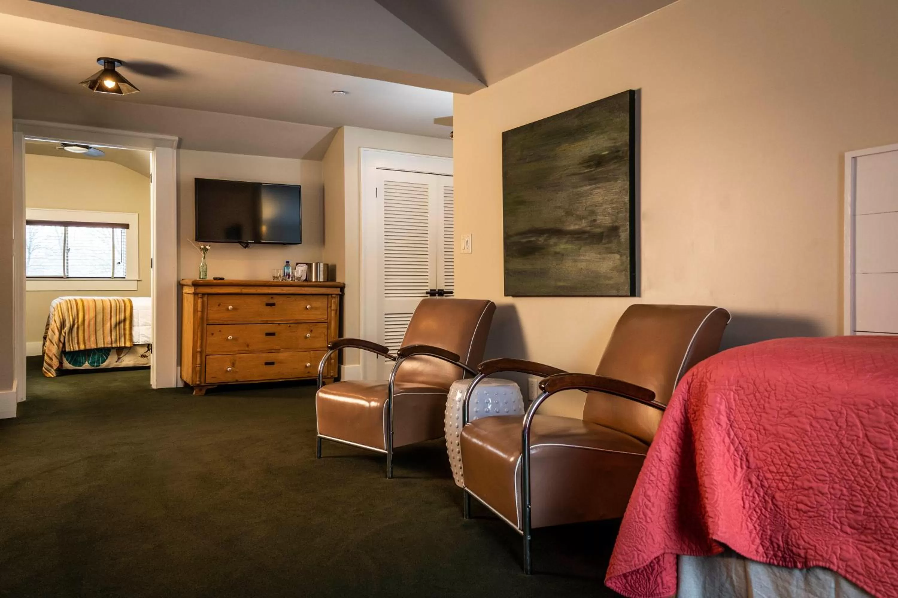 Seating area in Hotel Broad Ripple