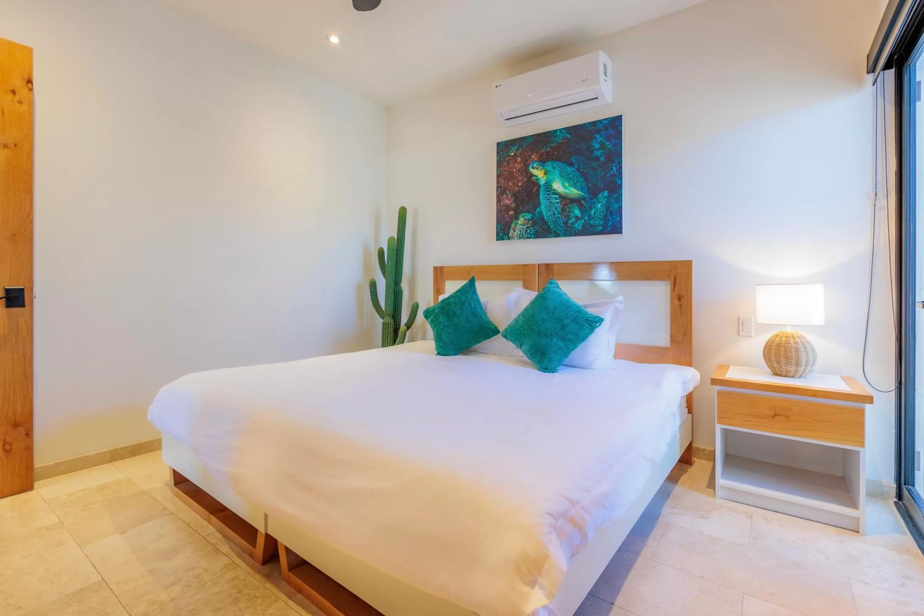Bed in Cerritos Surf Residences