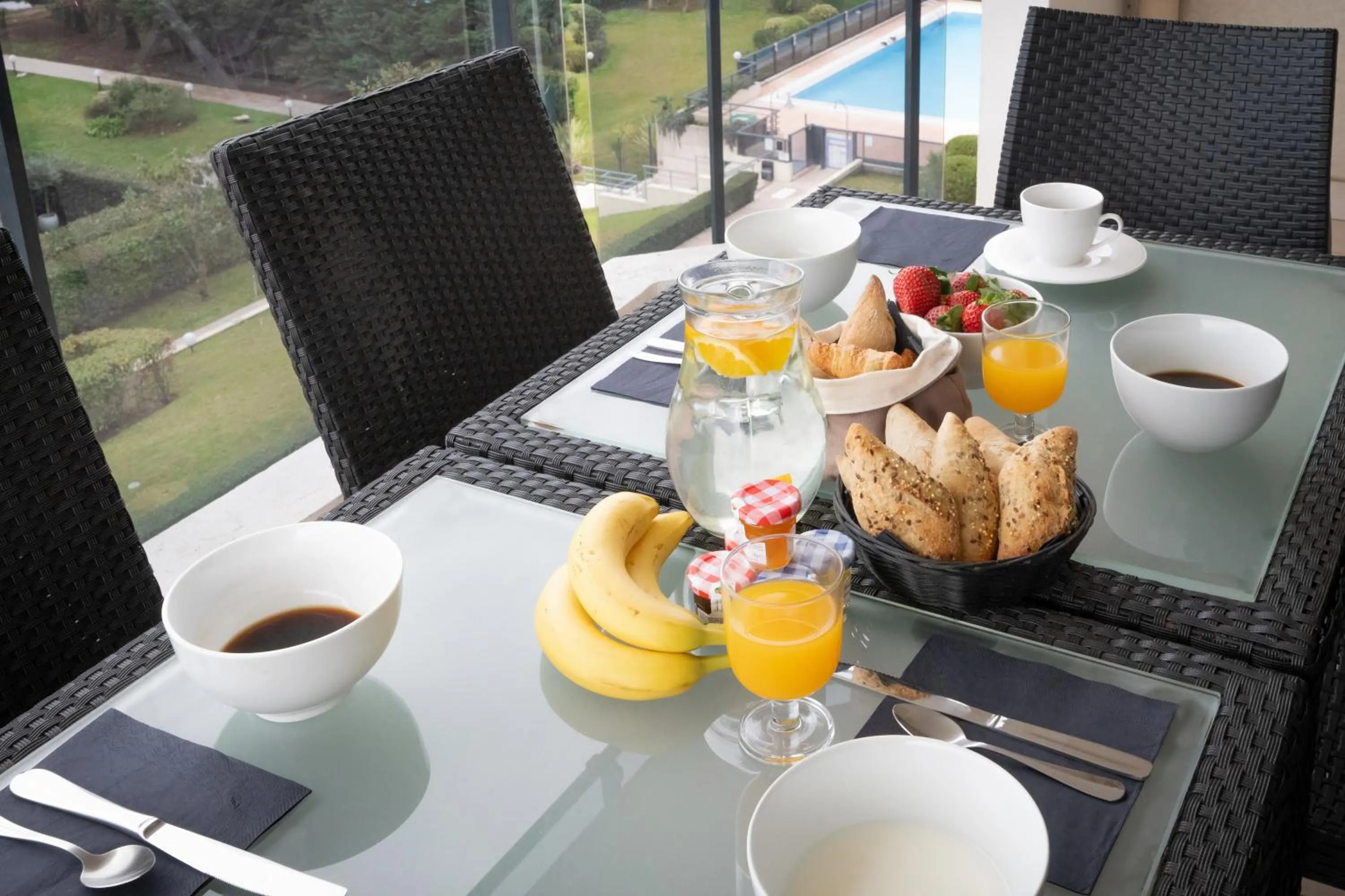 Balcony/Terrace in Nemea Appart Hotel Le Lido Cagnes sur Mer