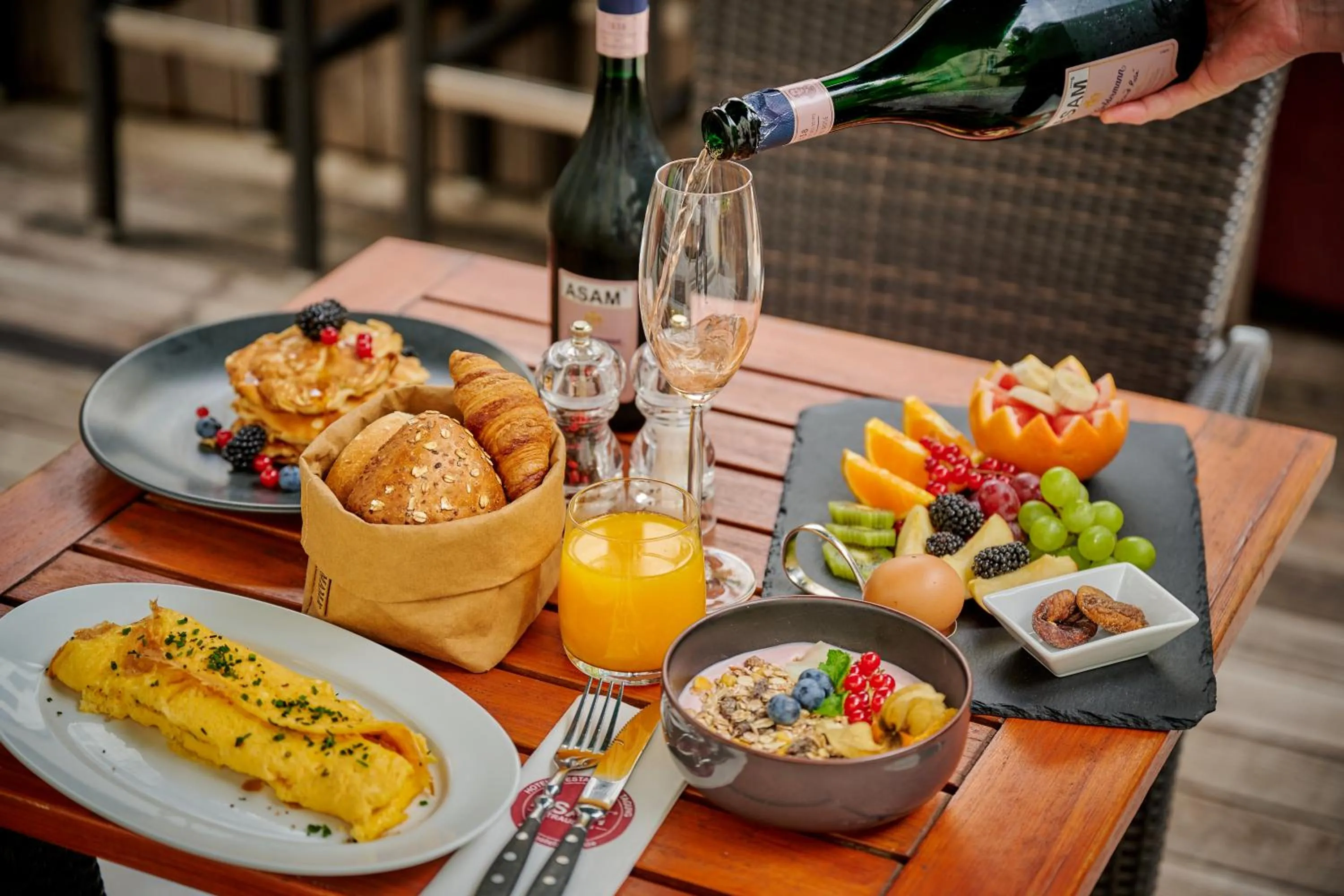 Breakfast in Asam Hotel