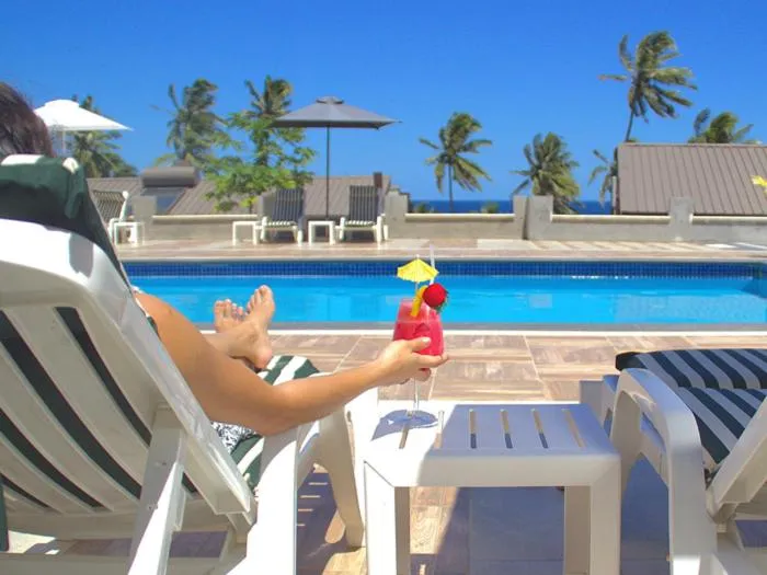 Swimming pool in The Crow's Nest Resort Fiji