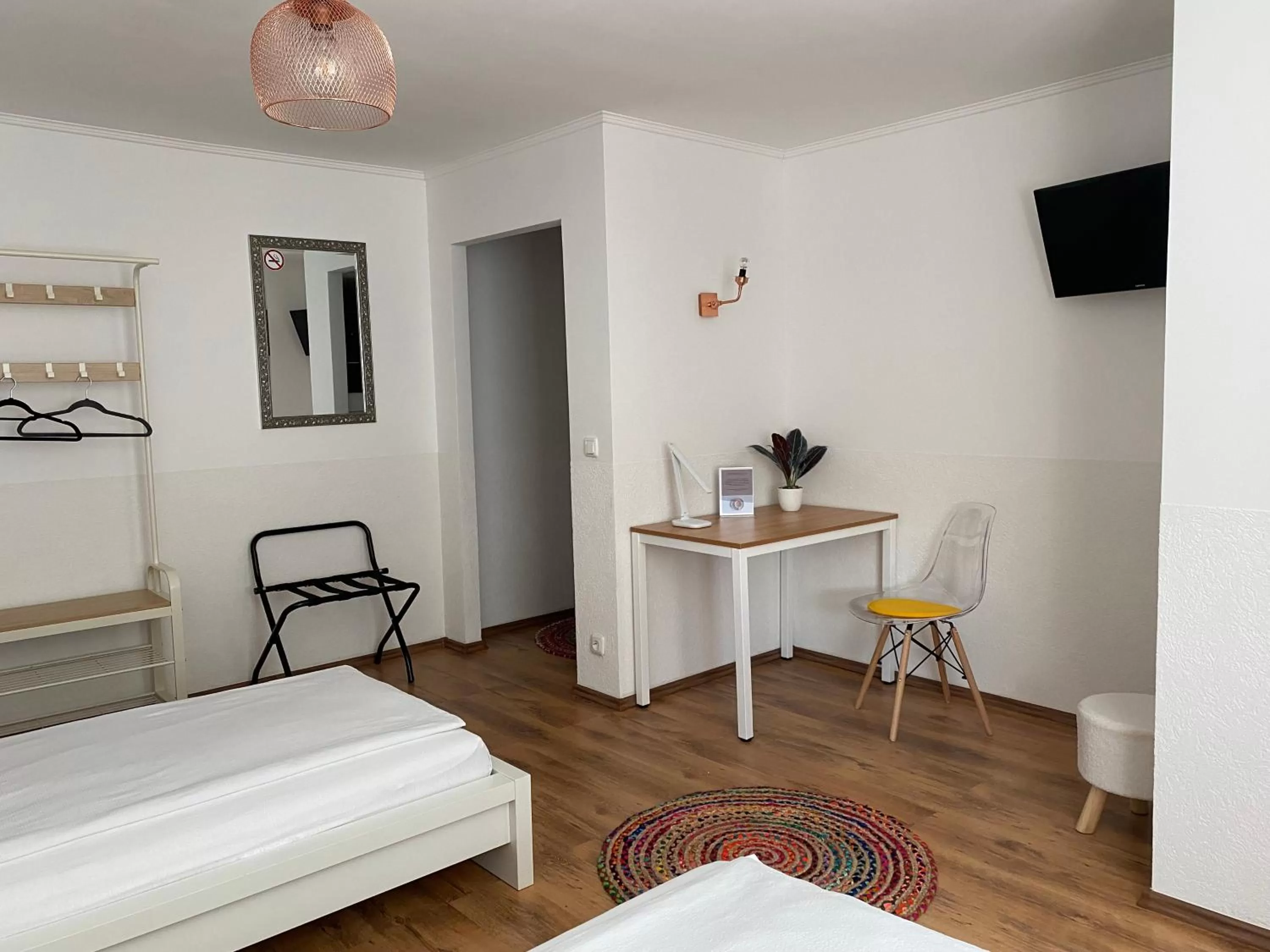 Photo of the whole room, Bed in Hotel am Hafen