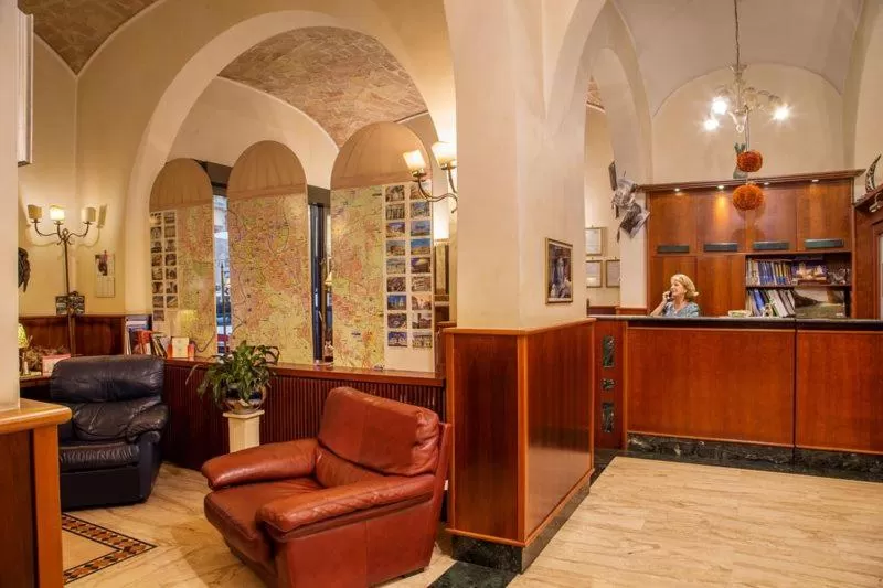Lobby or reception in Hotel Assisi