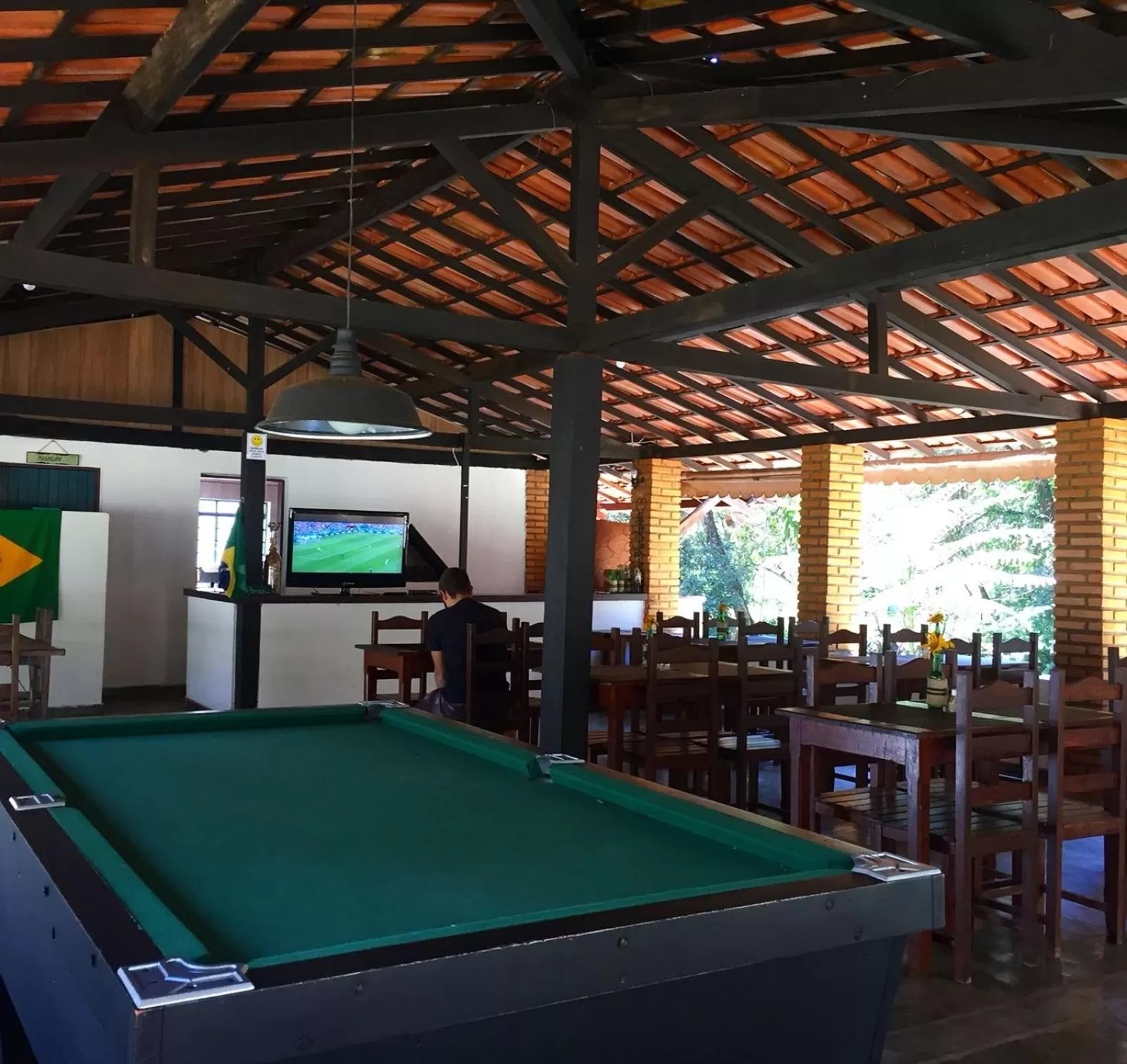 Restaurant/places to eat, Billiards in Pousada Cantinho do Mundo