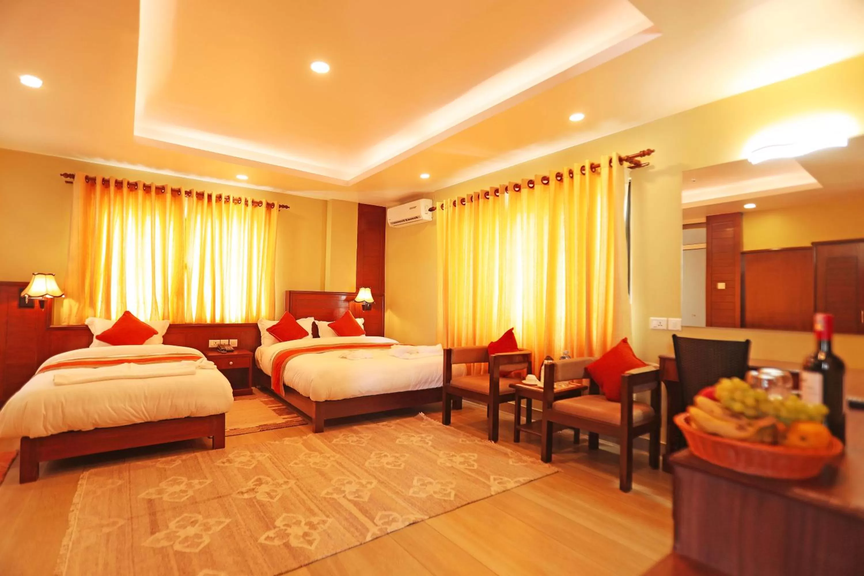 Decorative detail, Bed in Hotel The Clock