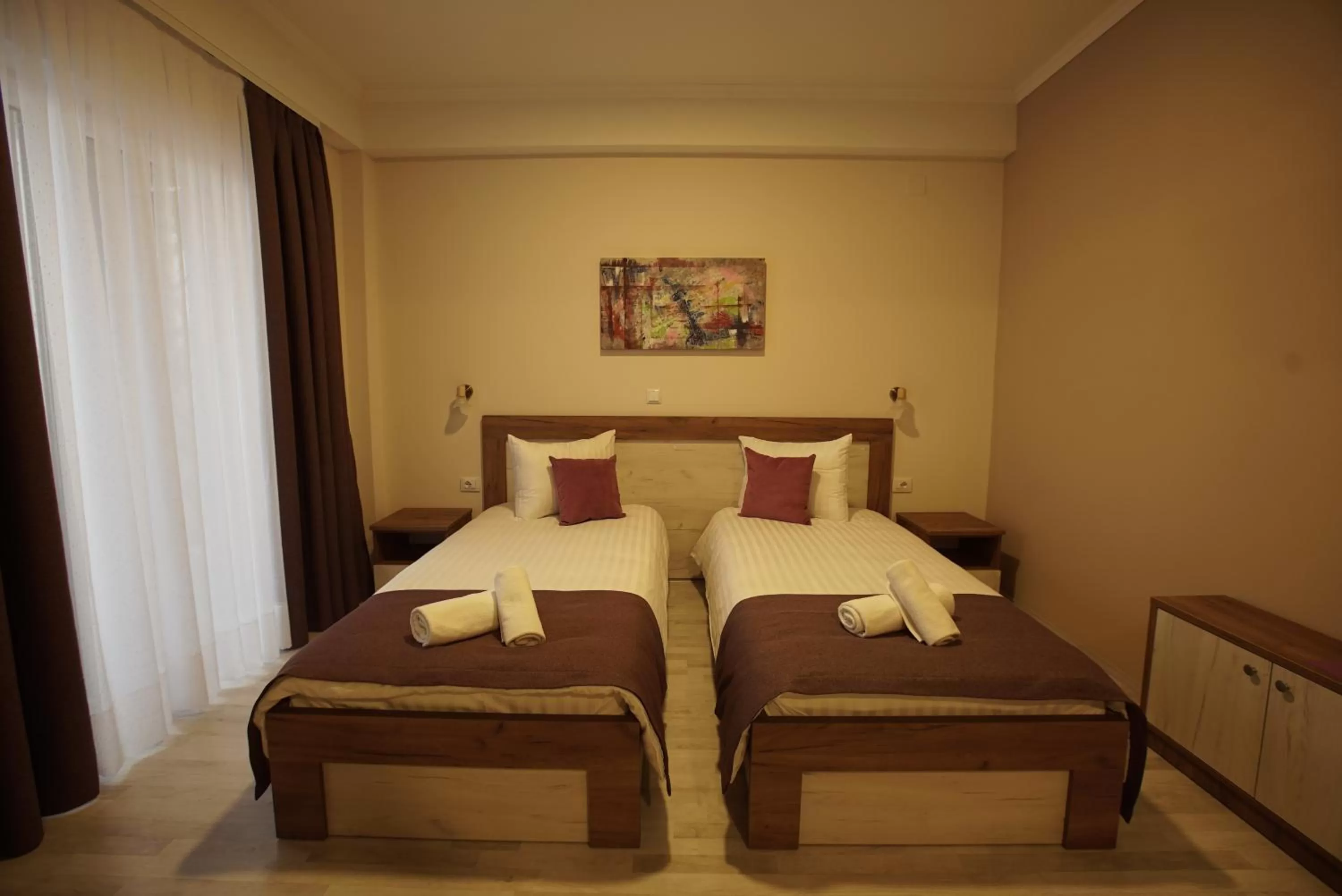 Bed in Boulevard Apartments