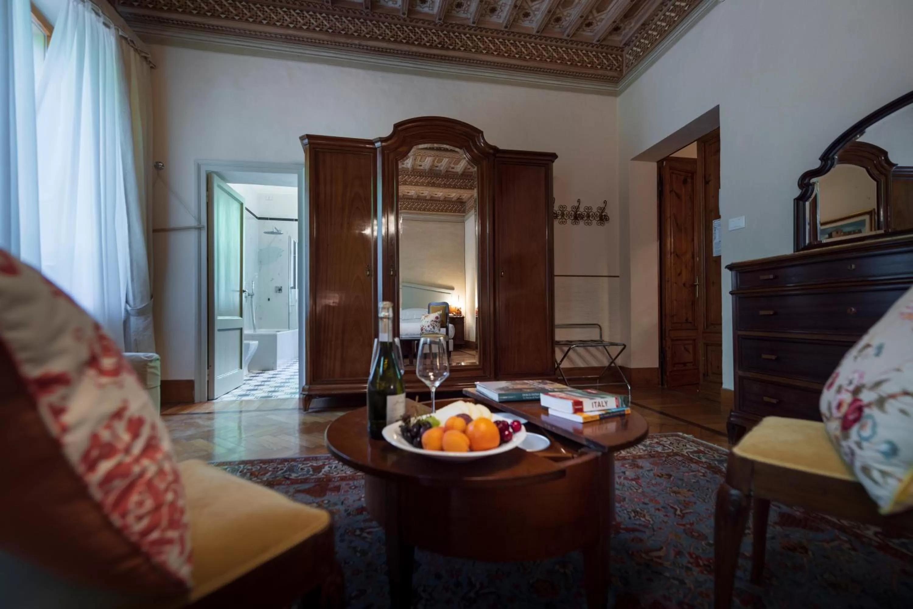 Living room in Villa Scacciapensieri Boutique Hotel