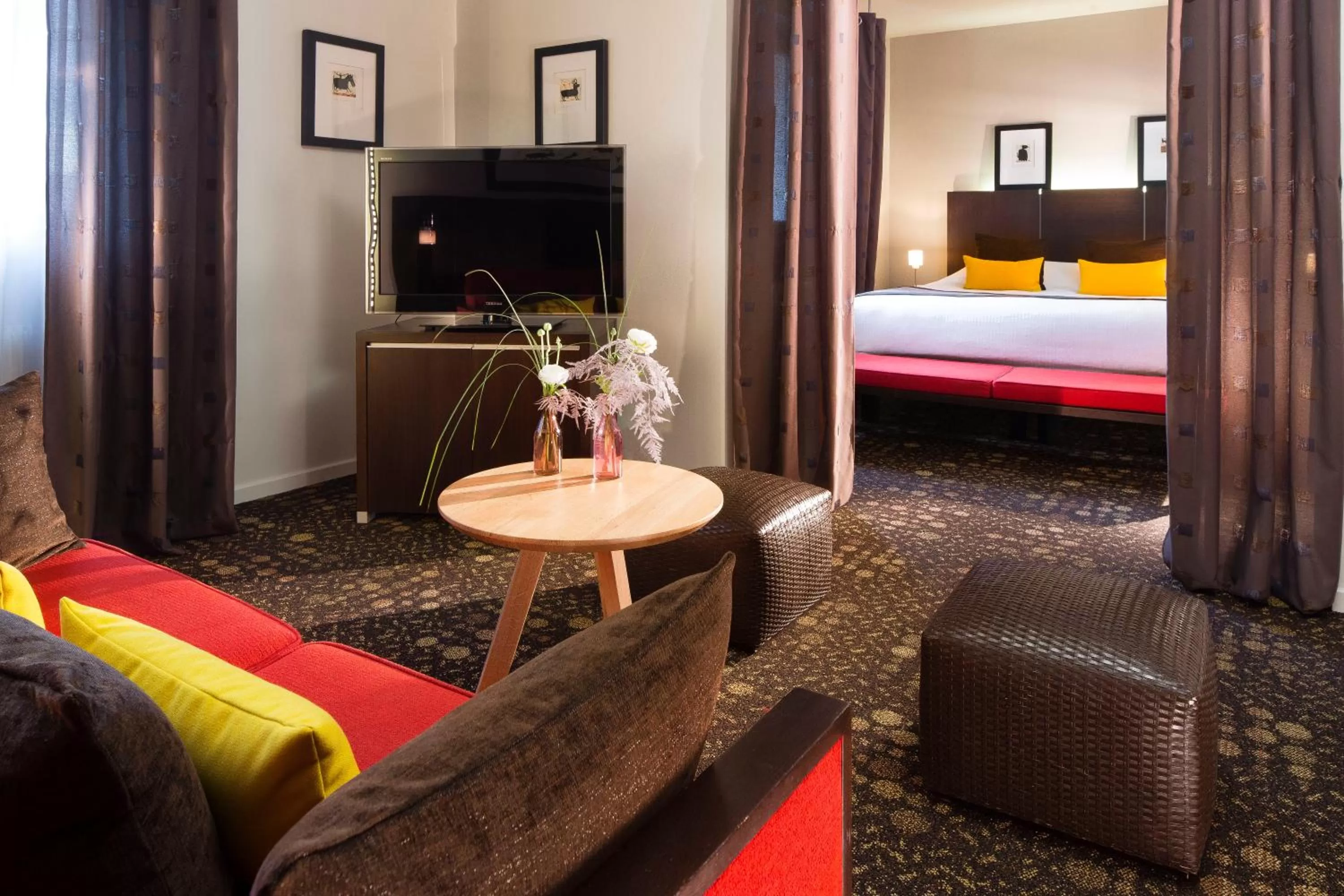 Bed in Hôtel Diana Restaurant & Spa by HappyCulture