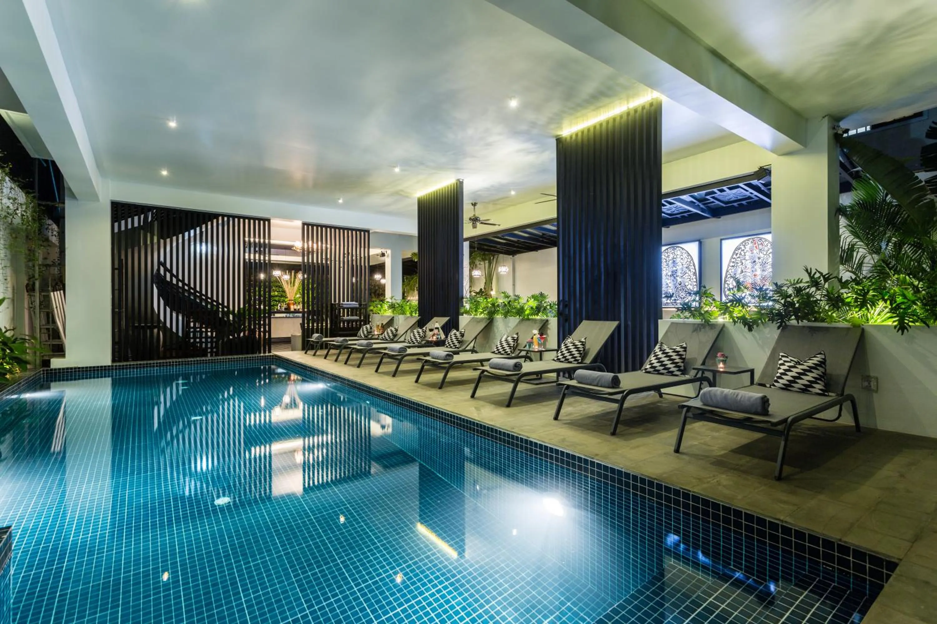 Pool view in Monthara Angkor Residence