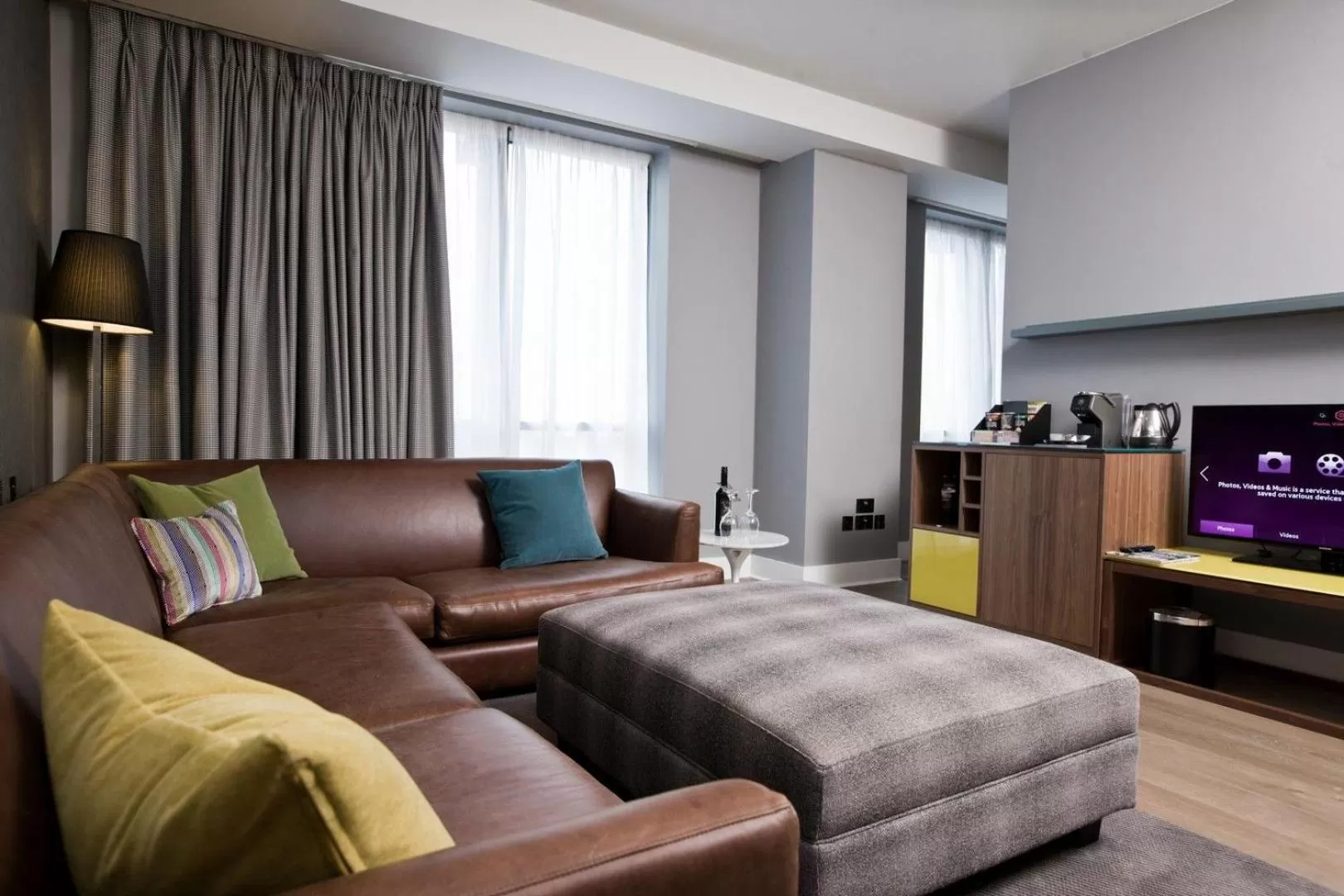 Living room, Bed in Malmaison Birmingham