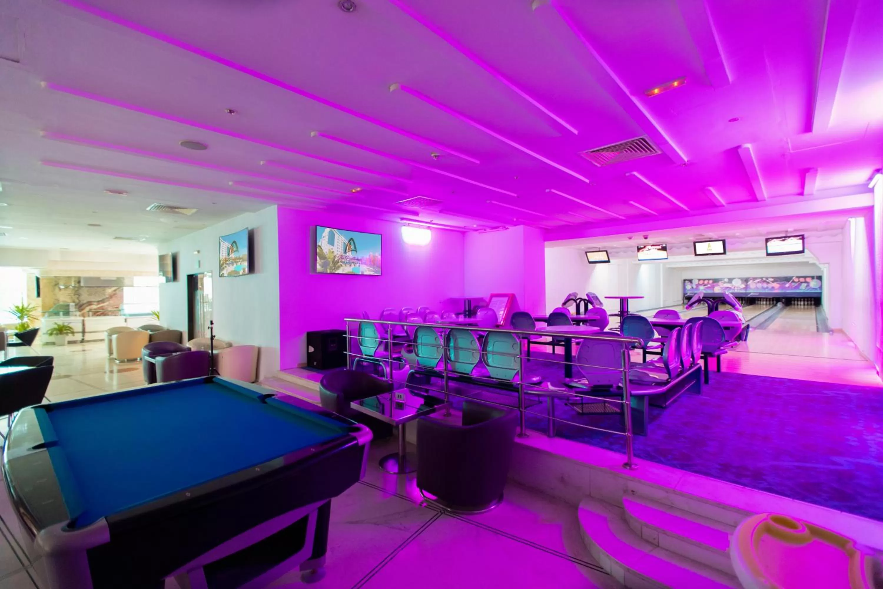 Bowling in The Penthouse Suites Hotel