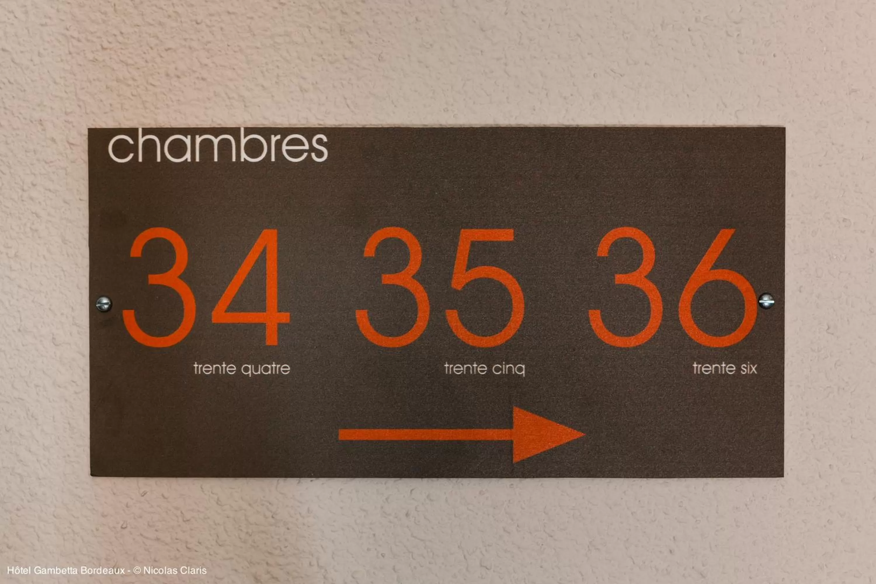 Decorative detail in Hotel Gambetta