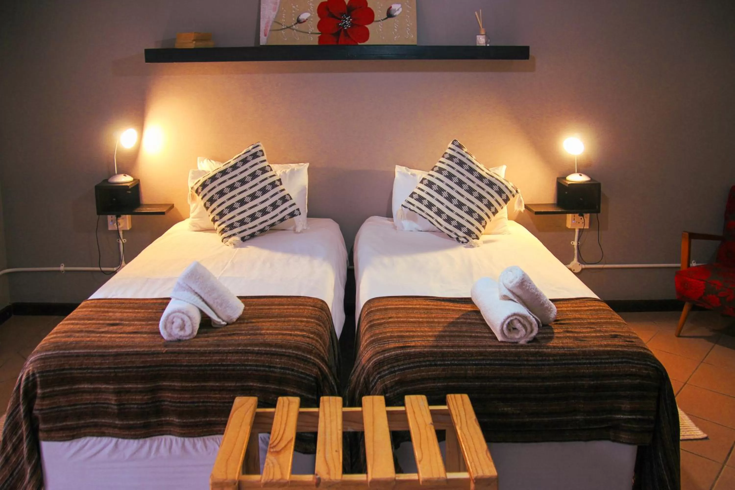 Bed in The Residence at Villa Wiese