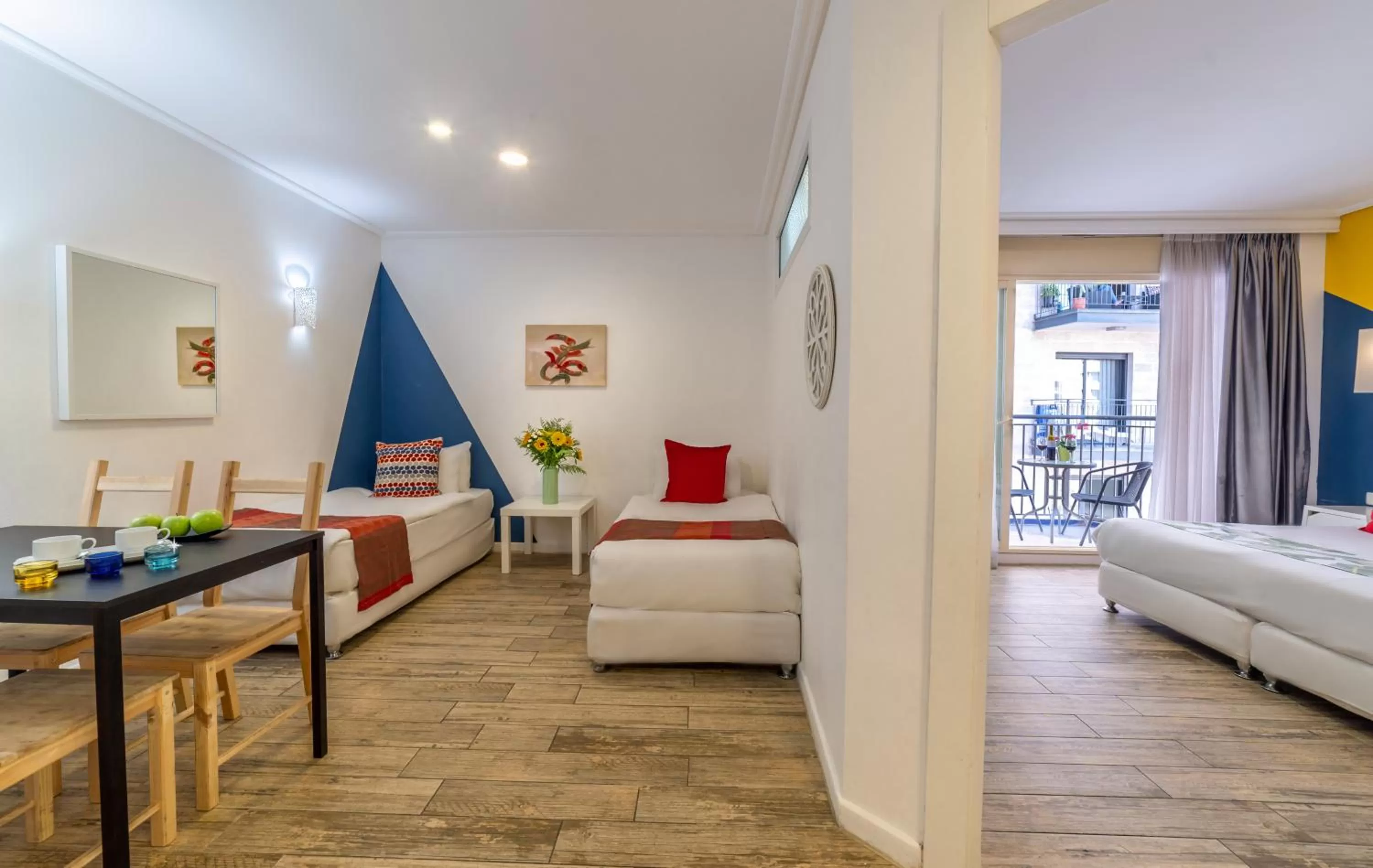 Photo of the whole room, Bed in Paamonim Hotel Jerusalem