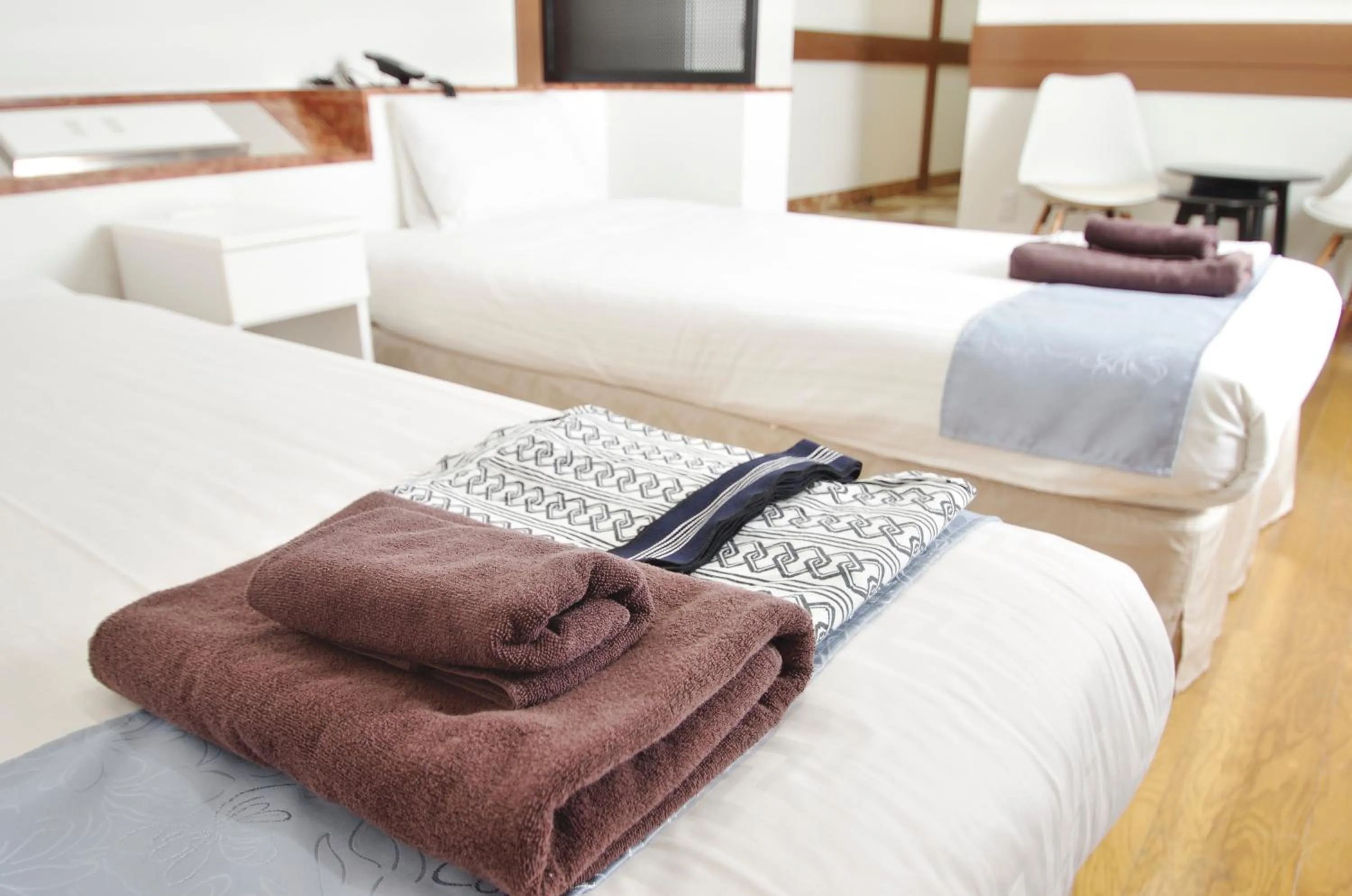 Bed in Hotel Imalle Yokohama Isezakicho