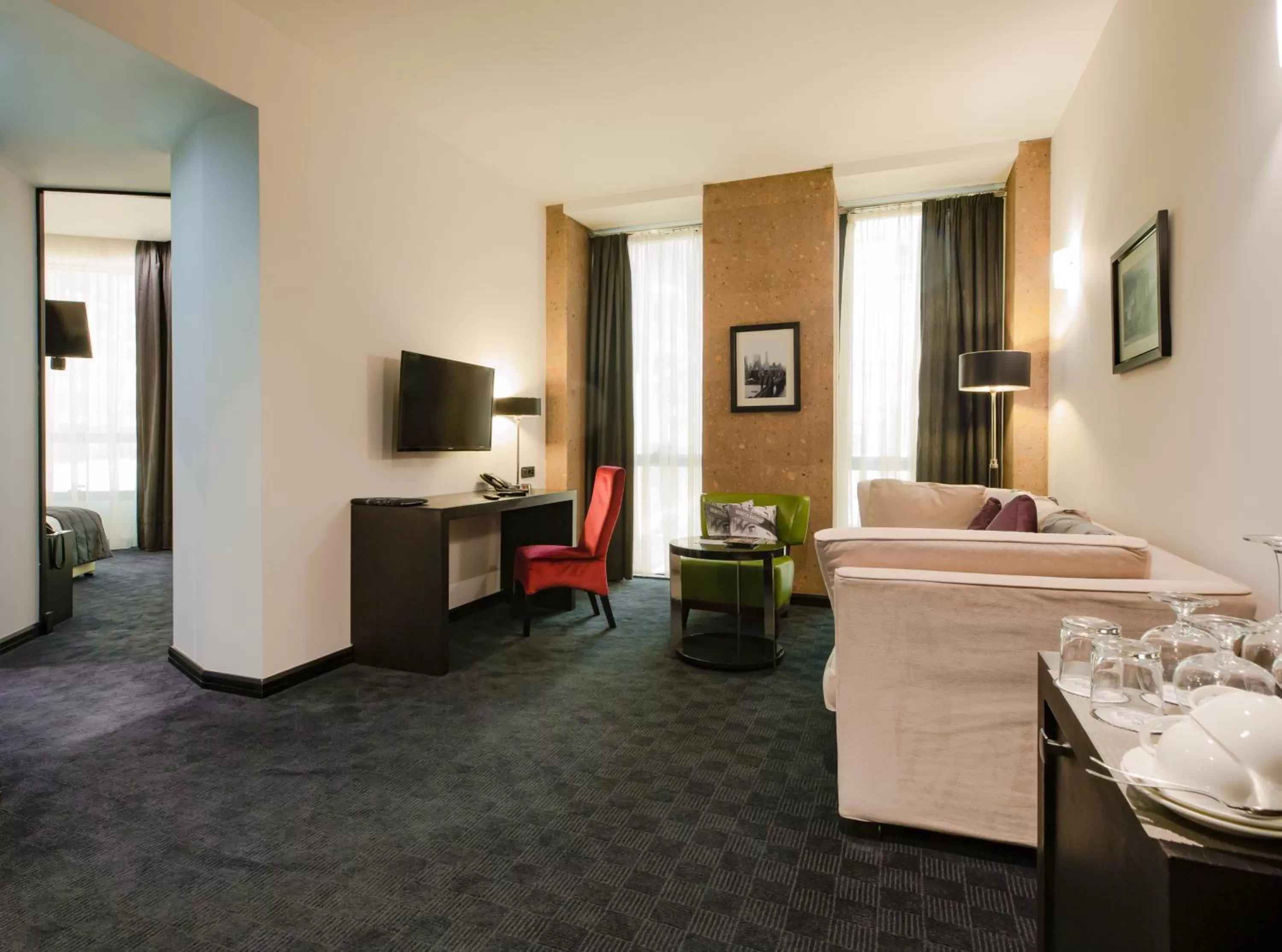 Living room in North Avenue by Stellar Hotels, Yerevan