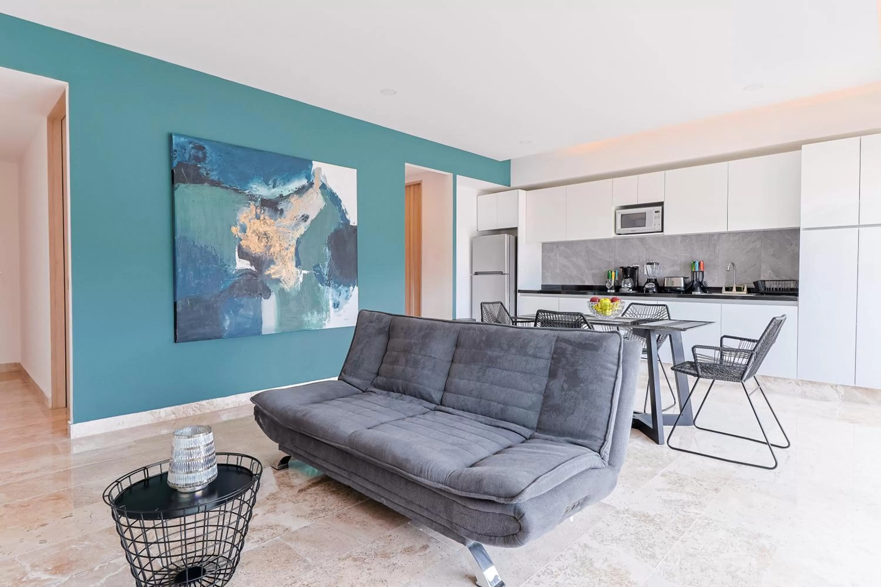 Living room, Seating Area in Torre Diez
