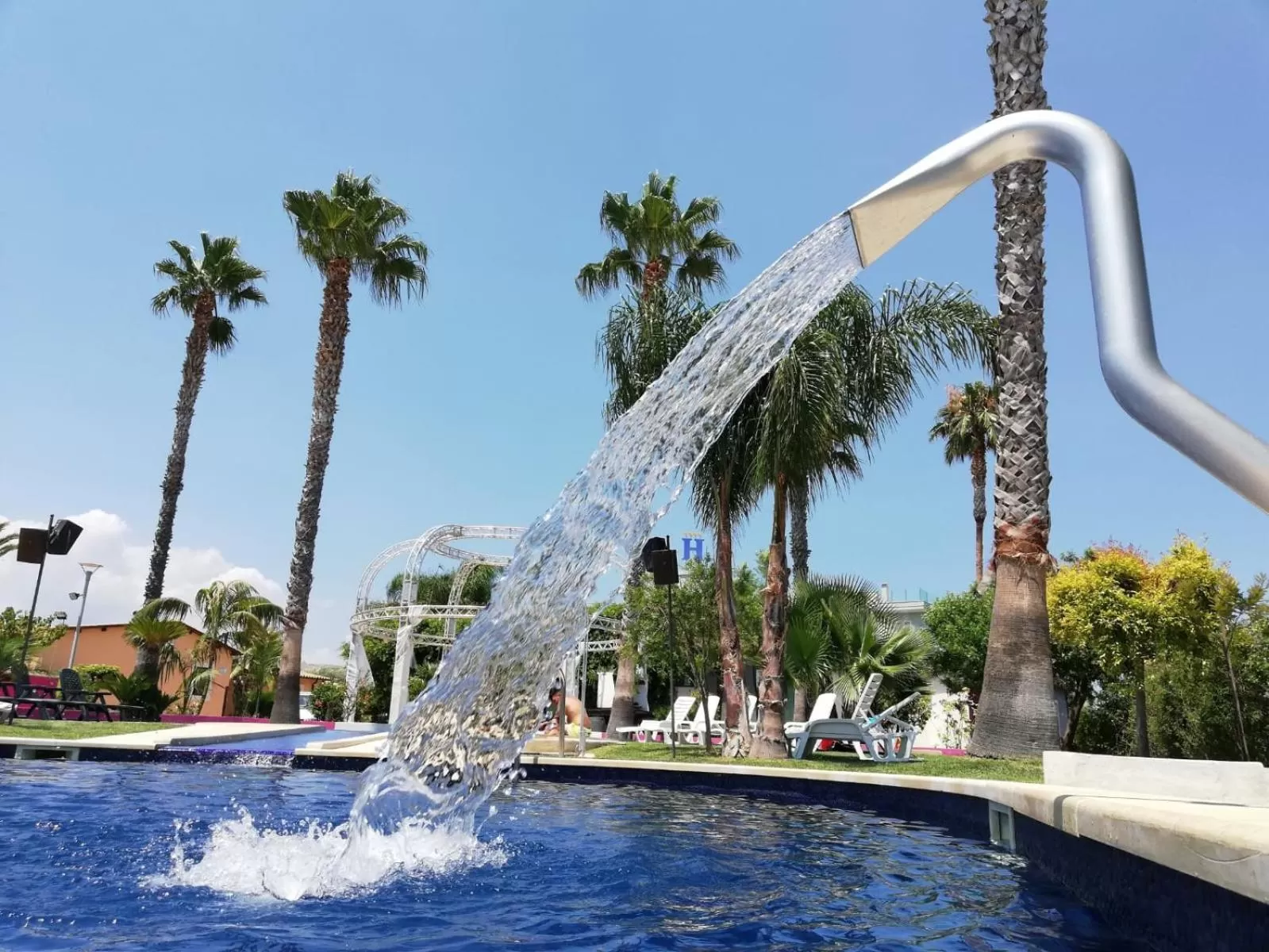 Garden in Hotel Paclà