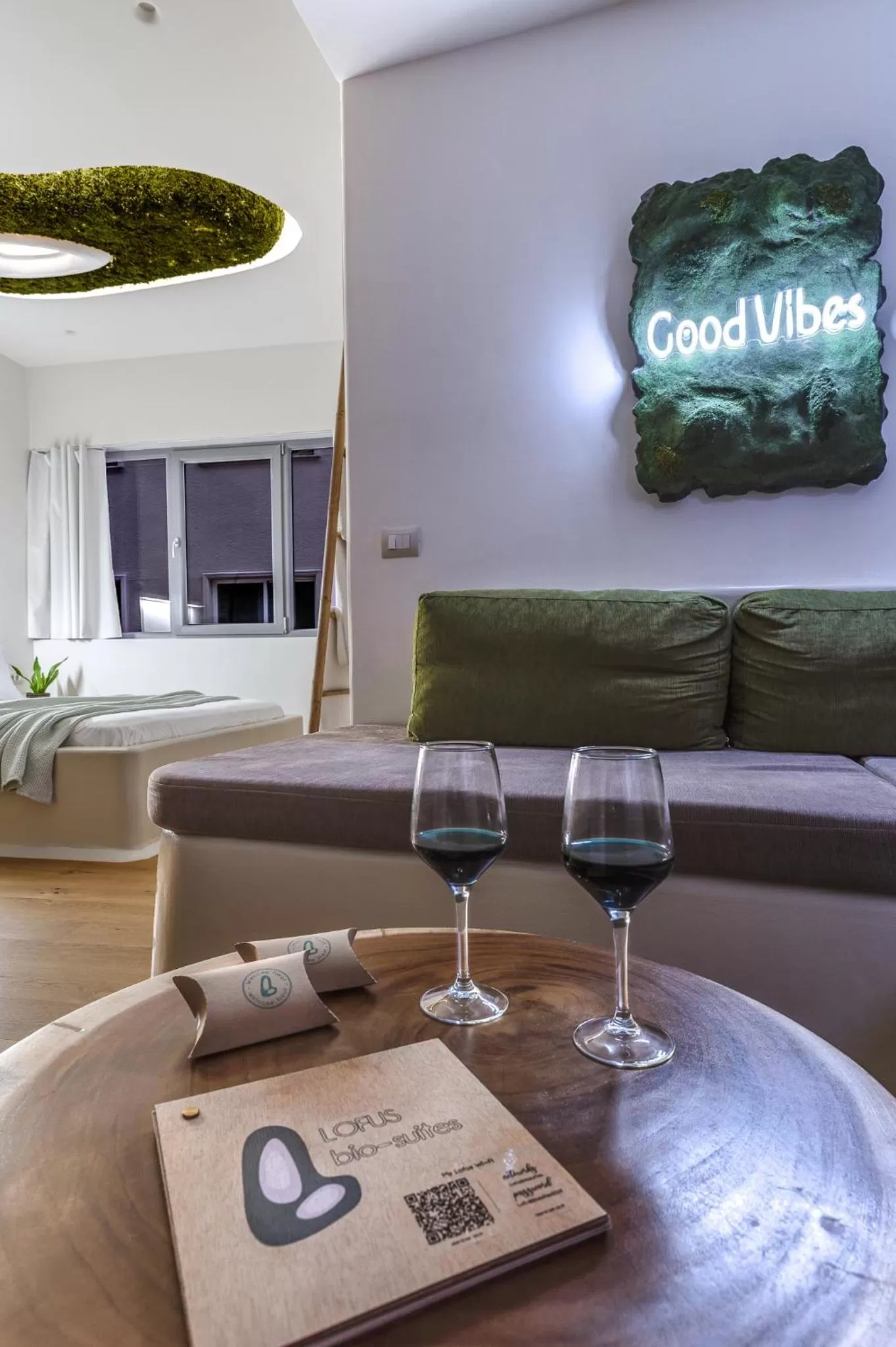 Living room in LOFUS Bio-Suites