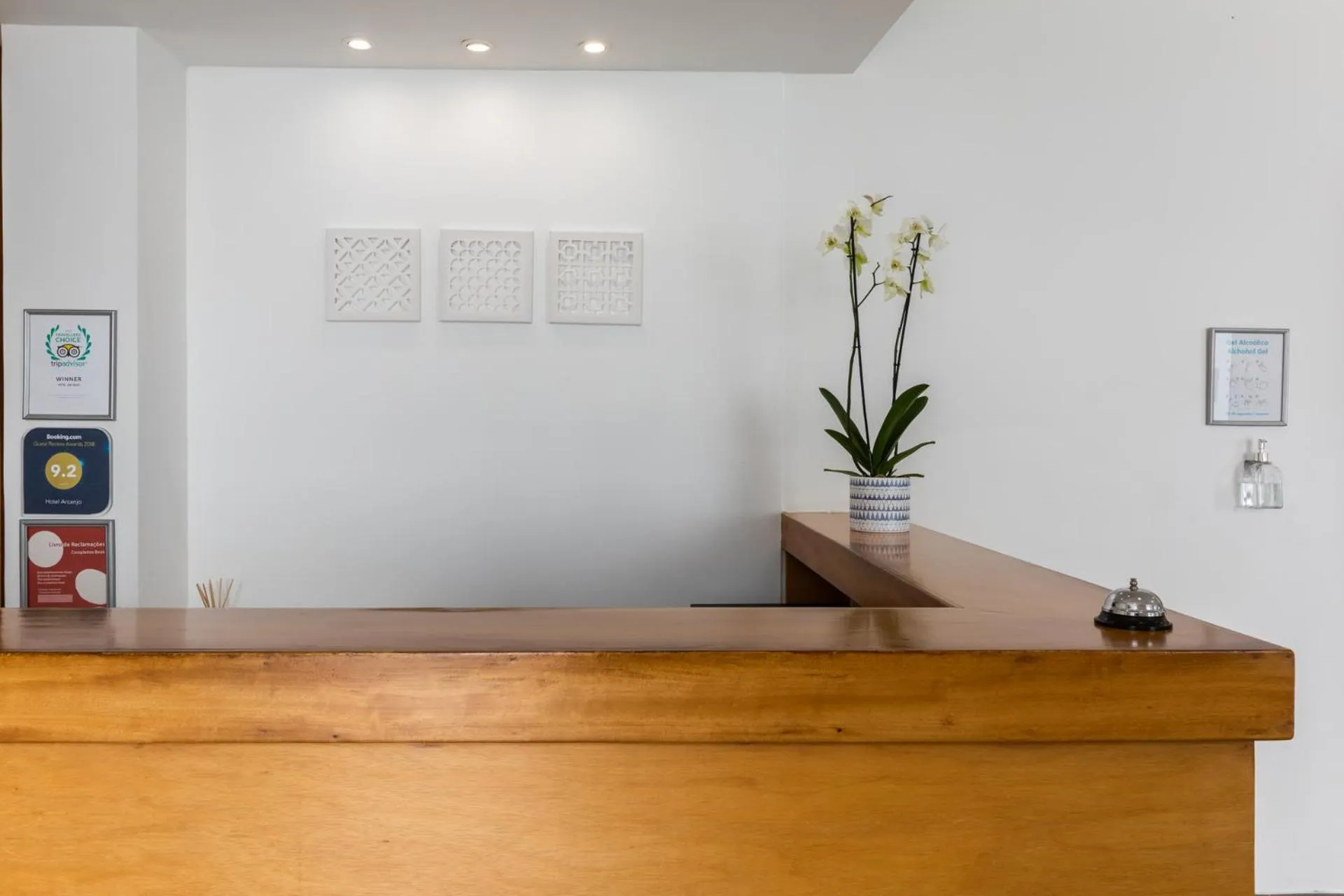 Lobby or reception in Hotel Arcanjo