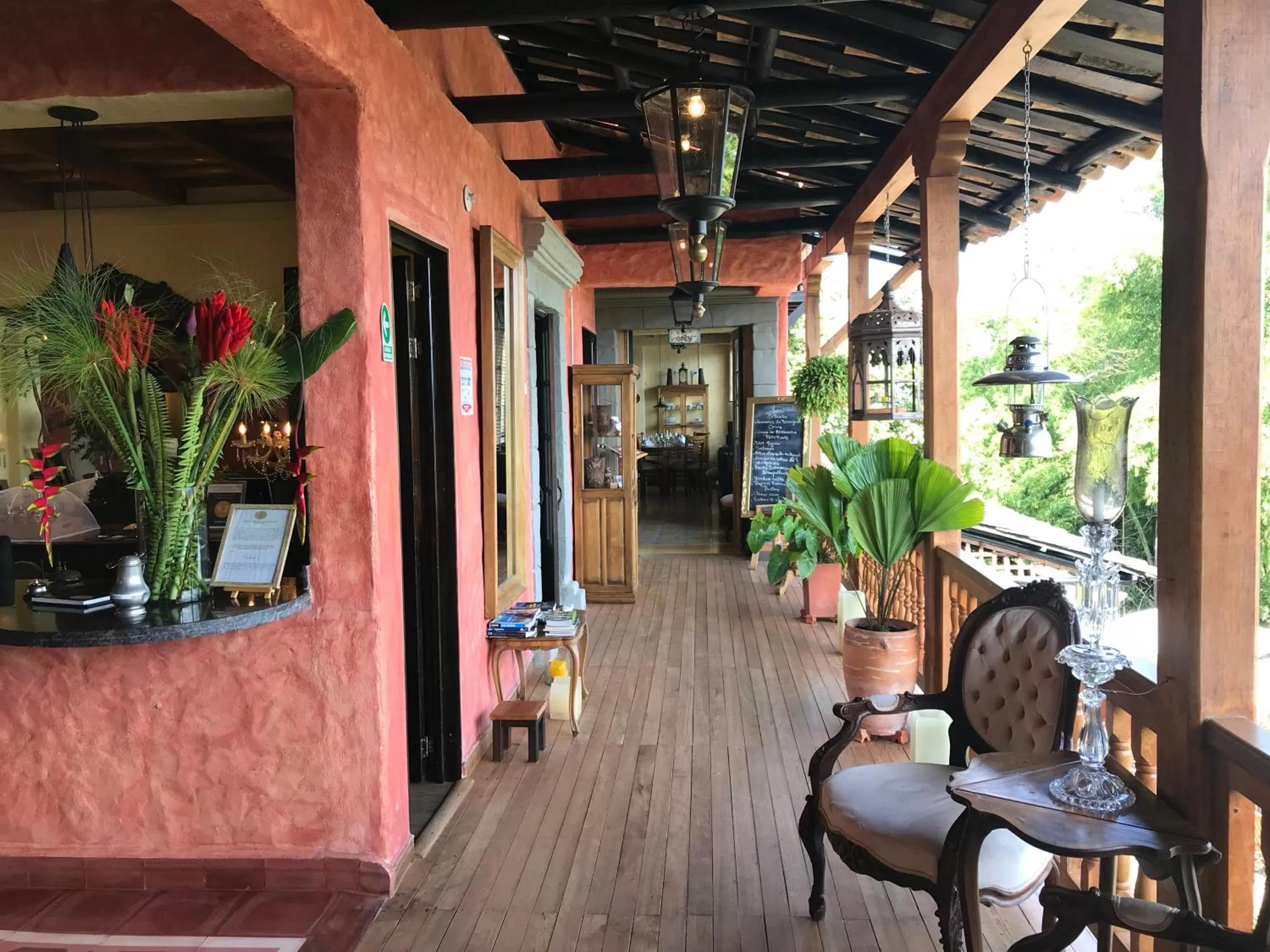 Lobby or reception in Monasterio San Agustín, Colombia