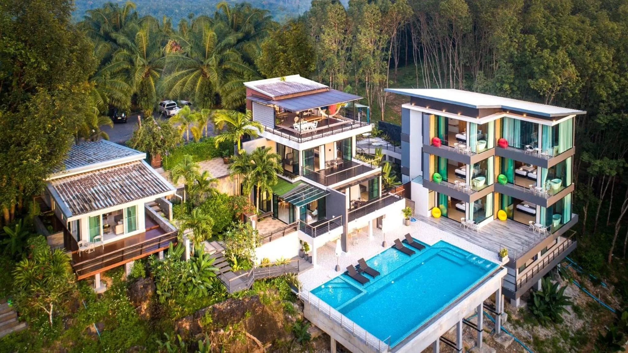 Property building in Ao Luek Panoramic Pool-SHA Plus