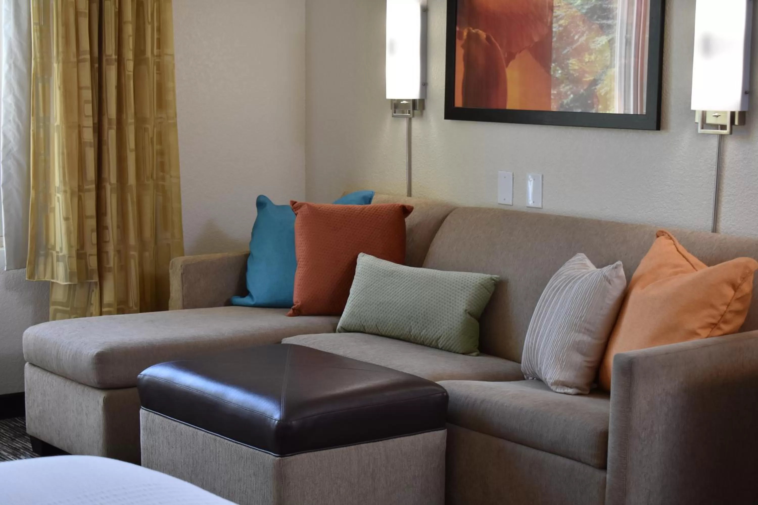 Seating area in Studio 6 Carlsbad CA