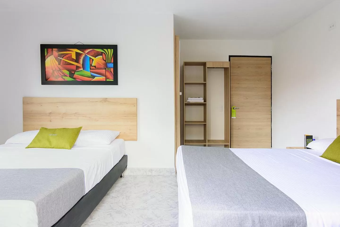 Bed in Hotel Balcones del Estadio