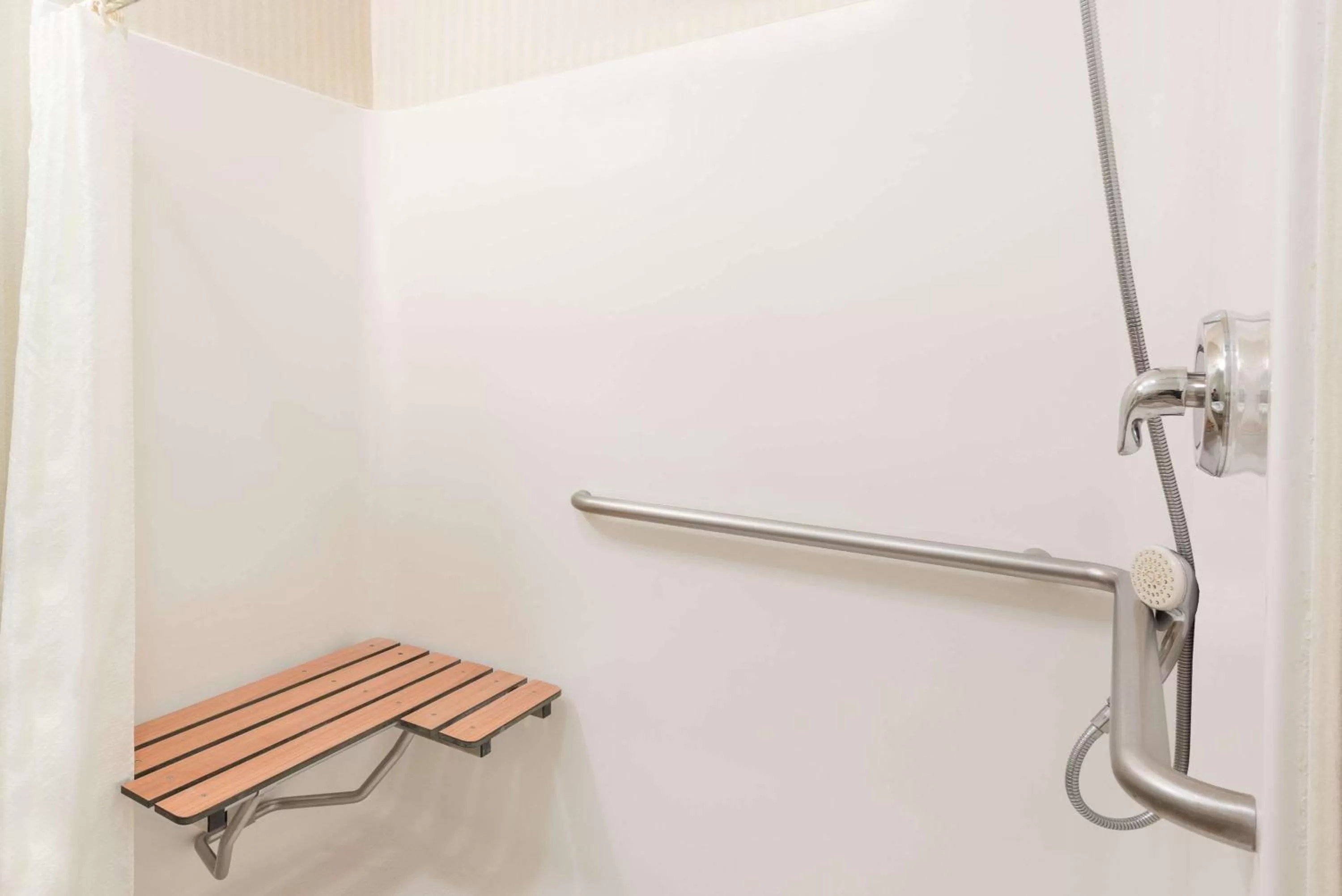 Bathroom in Super 8 by Wyndham Harrisburg Hershey North