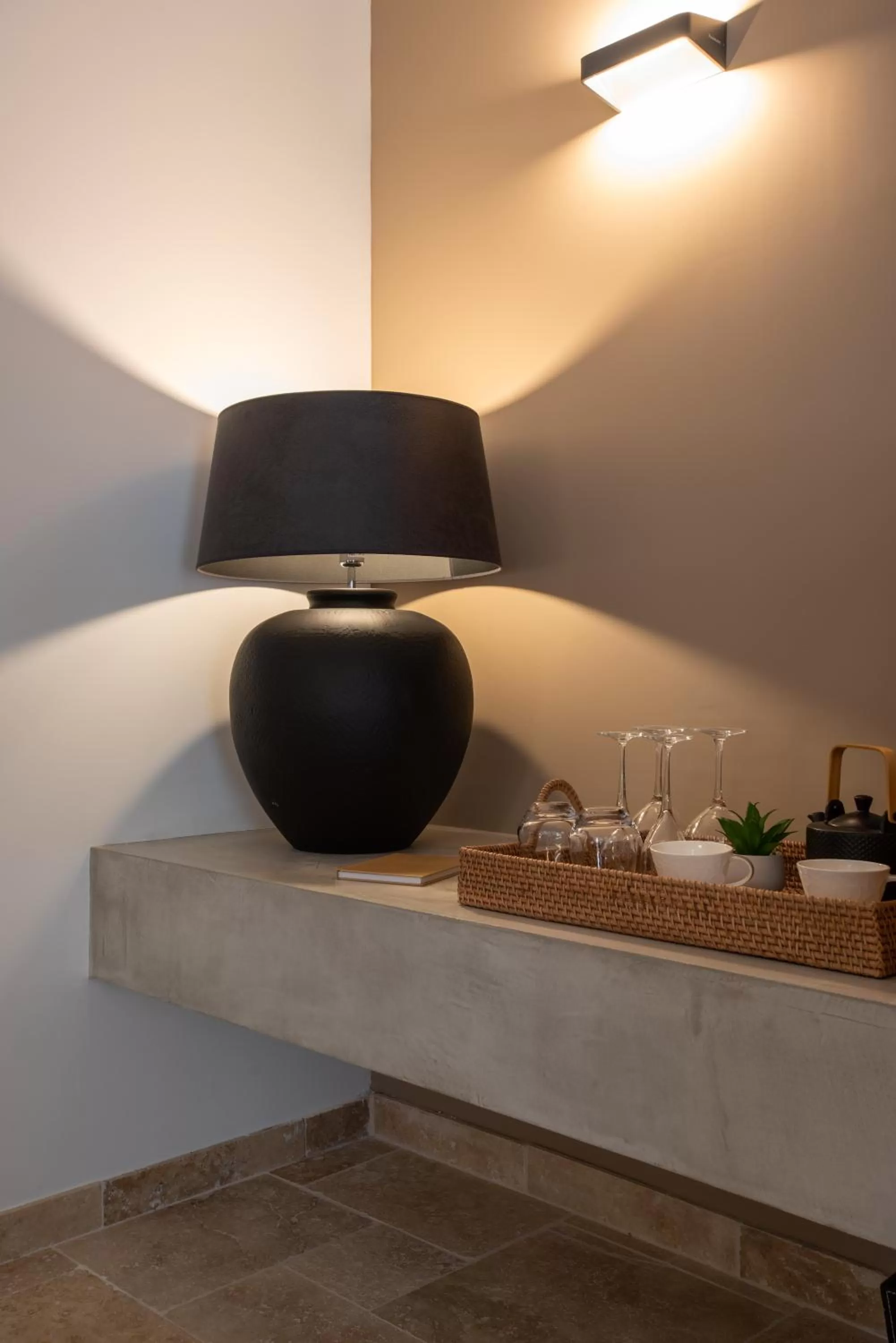 Decorative detail in Domaine la Pierre Blanche