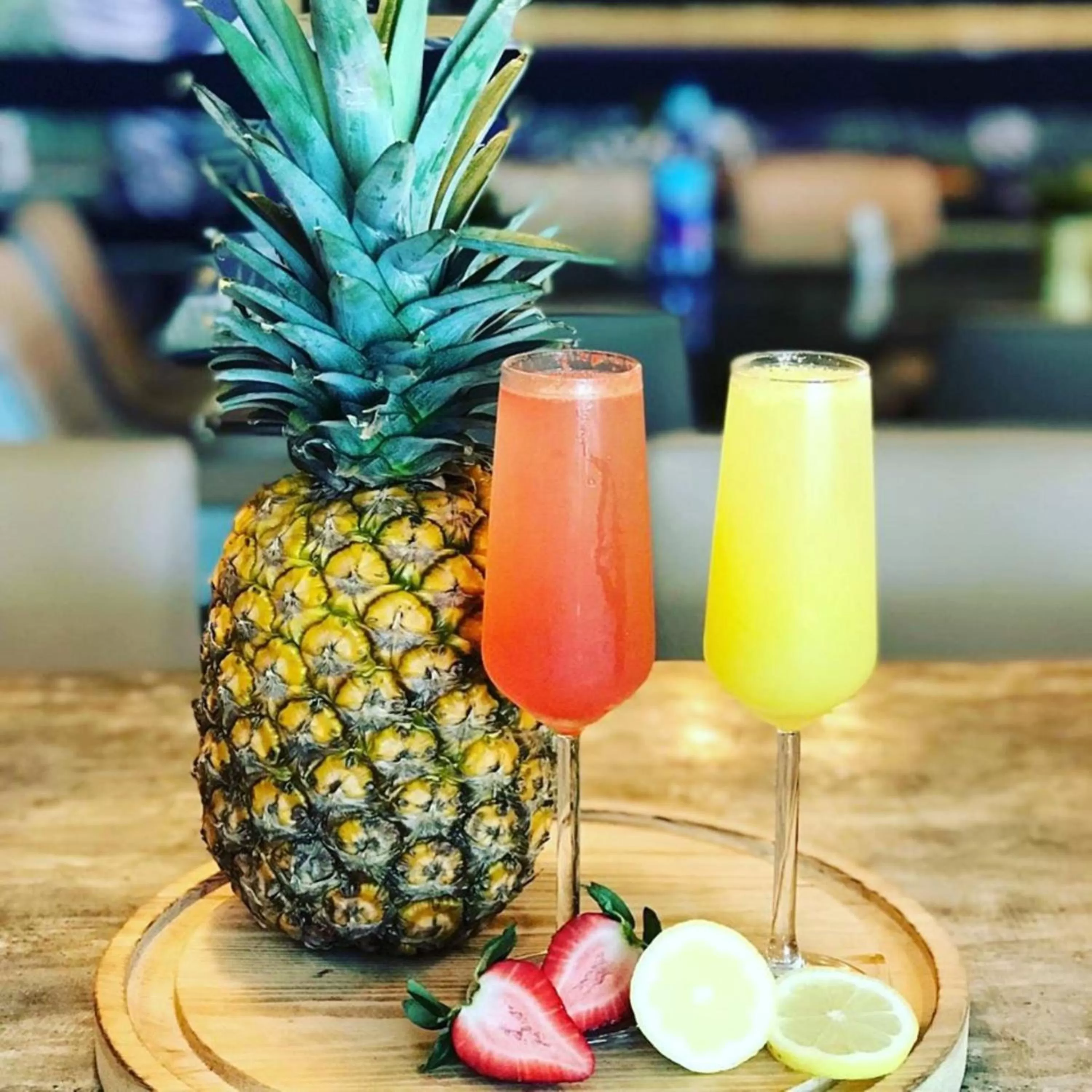 Food and drinks in BOHO Beach Club