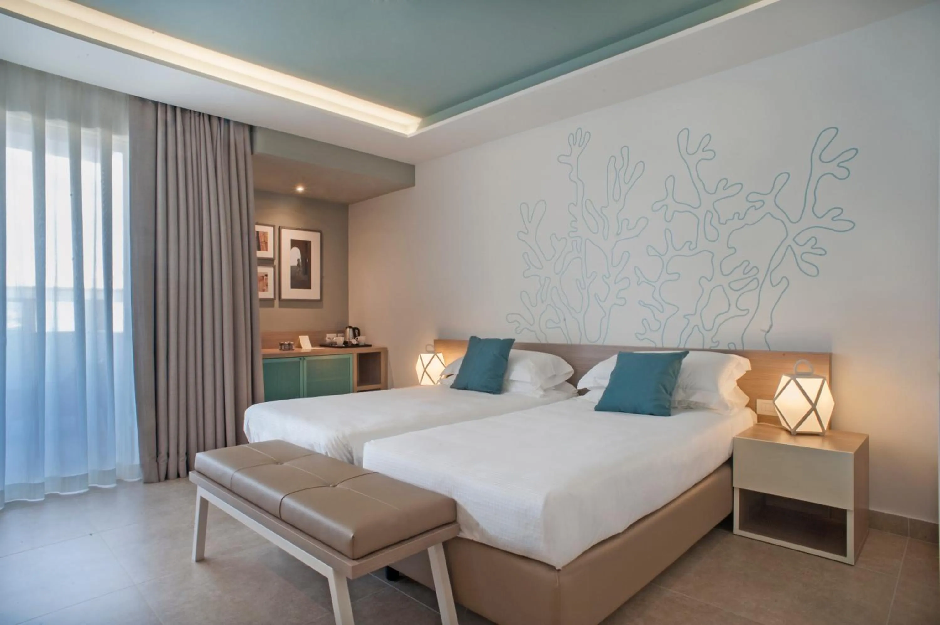 Bed in Modica Beach Resort