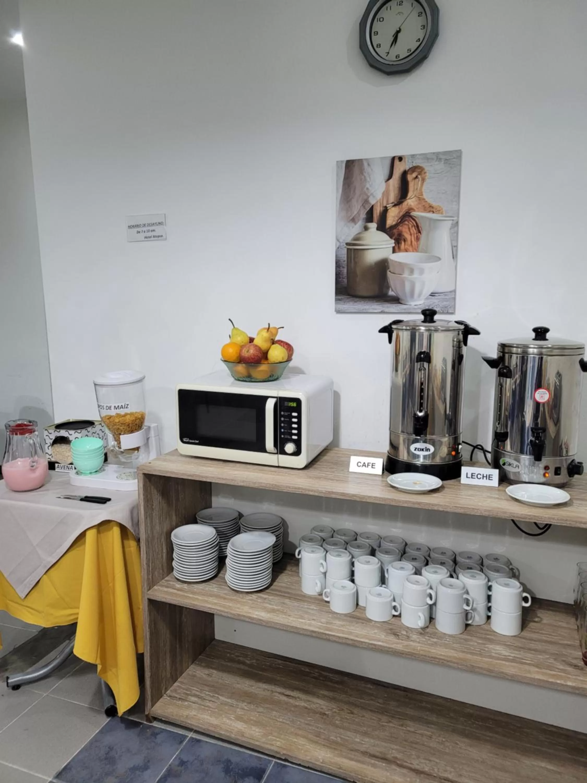 Buffet breakfast, Kitchen/Kitchenette in Hotel ATEPSA