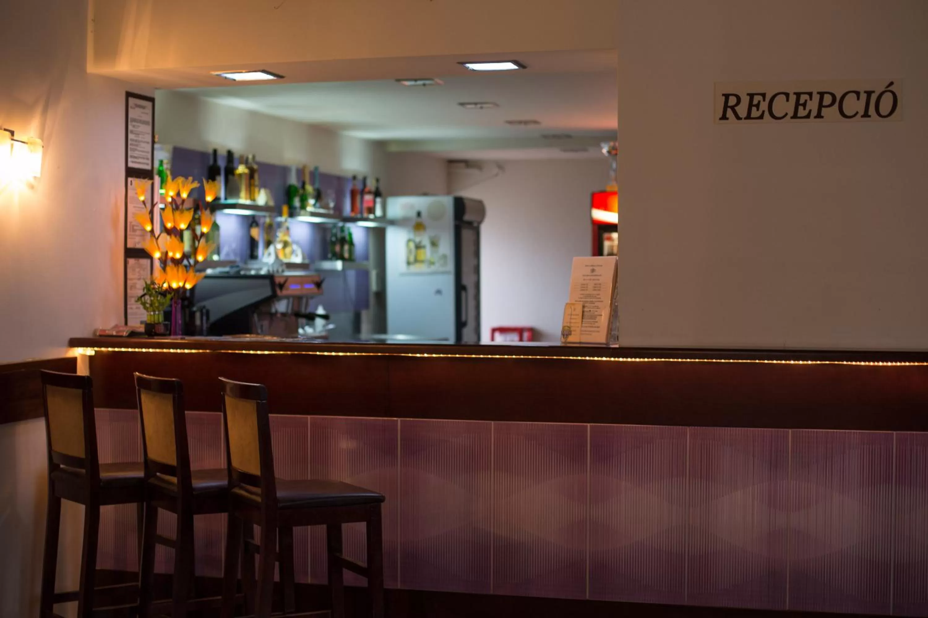 Lobby or reception, Lounge/Bar in Körös Panzió és Étterem